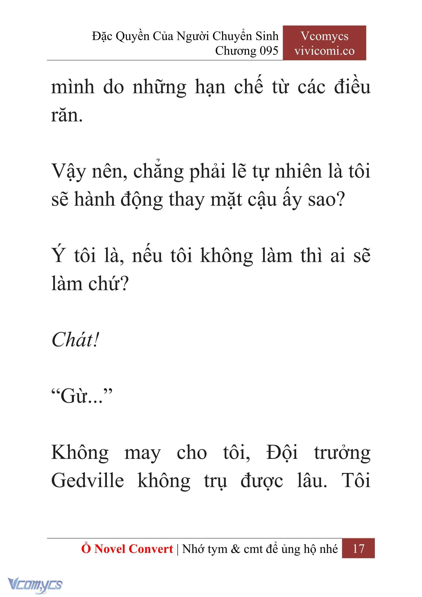 [Novel] Đặc Quyền Của Người Chuyển Sinh Chapter  95 - 19