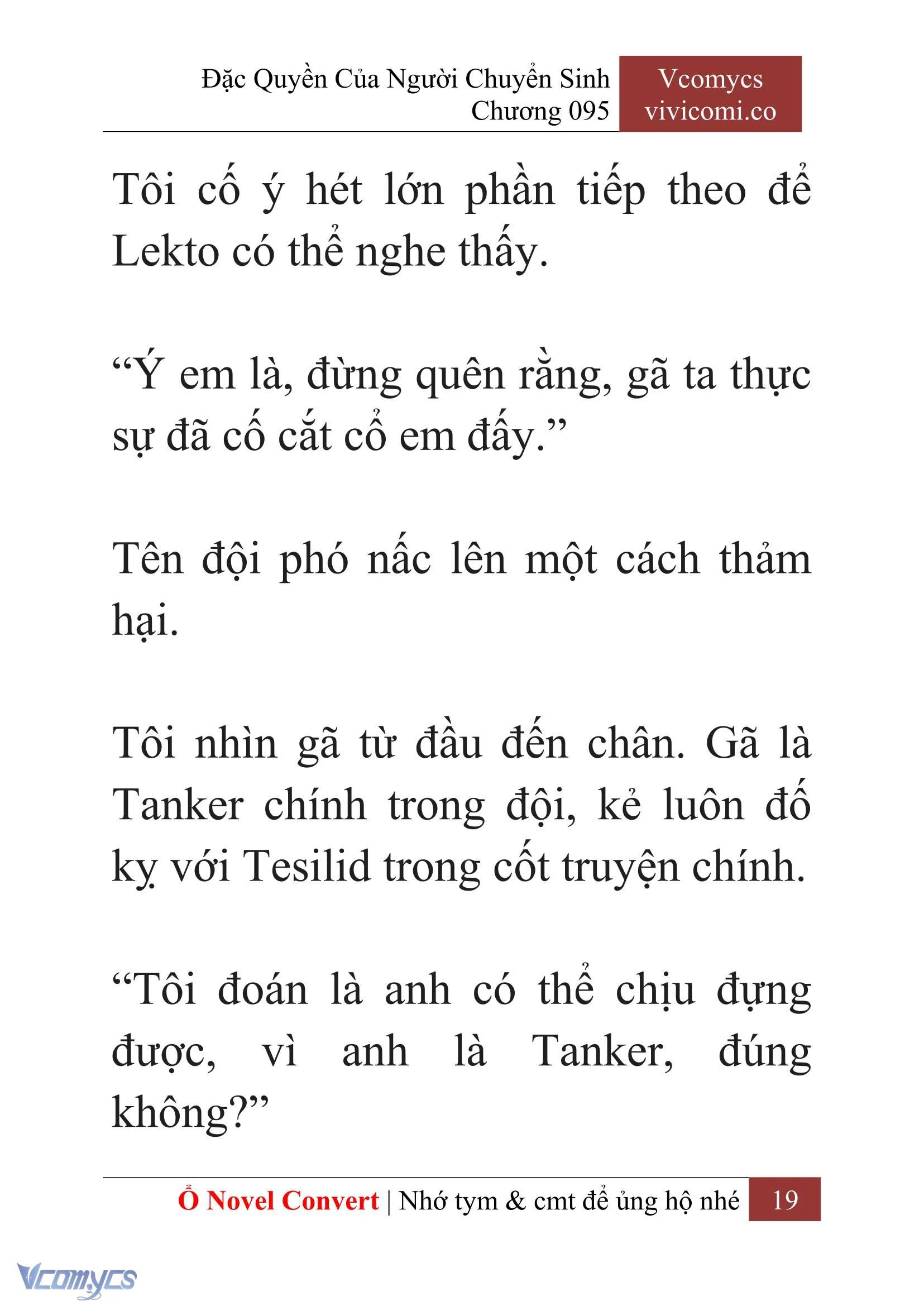 [Novel] Đặc Quyền Của Người Chuyển Sinh Chapter  95 - 21