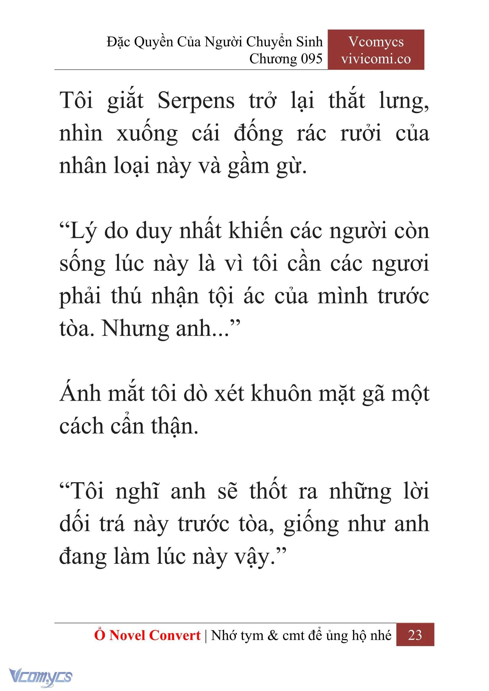 [Novel] Đặc Quyền Của Người Chuyển Sinh Chapter  95 - 25