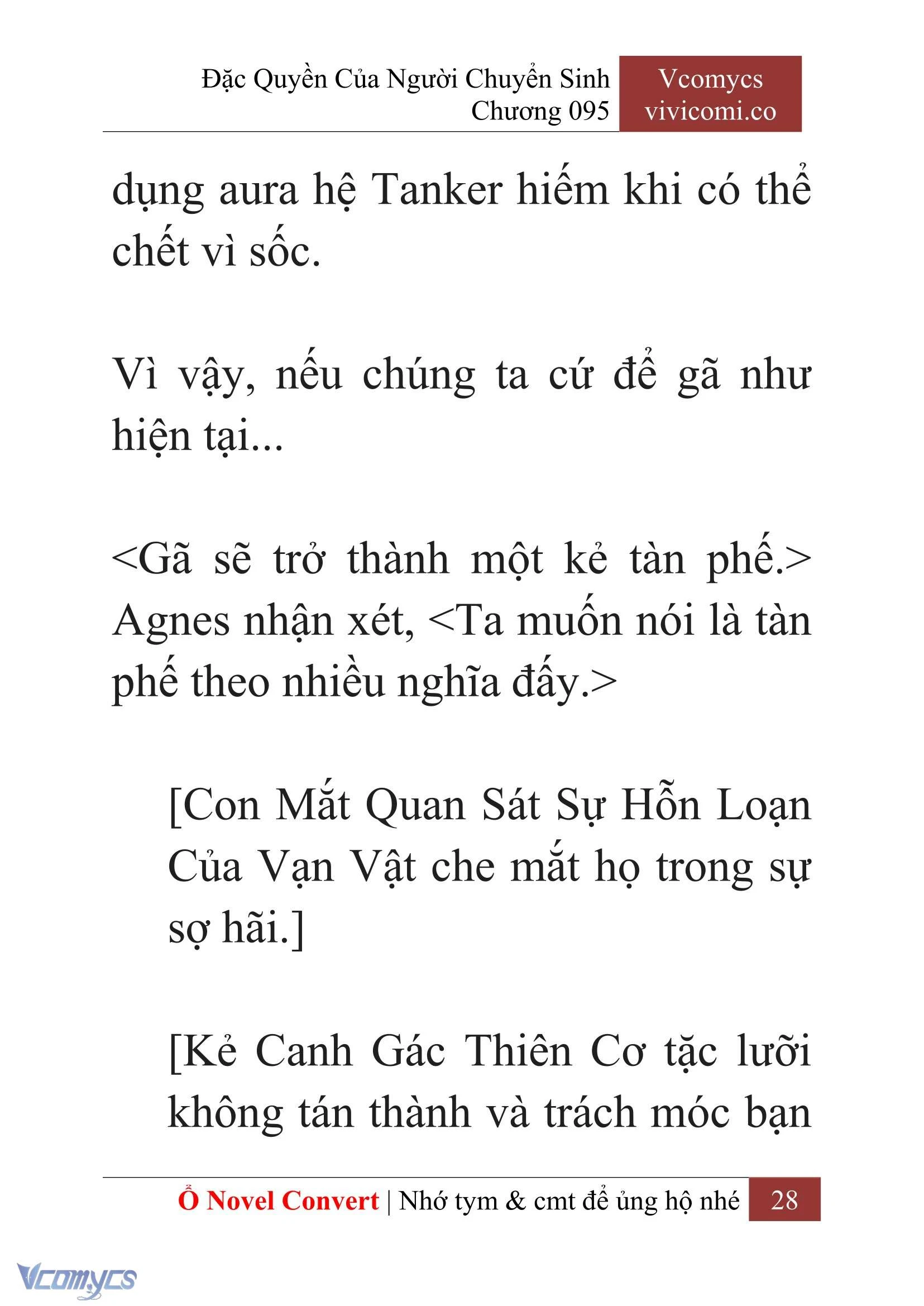 [Novel] Đặc Quyền Của Người Chuyển Sinh Chapter  95 - 30
