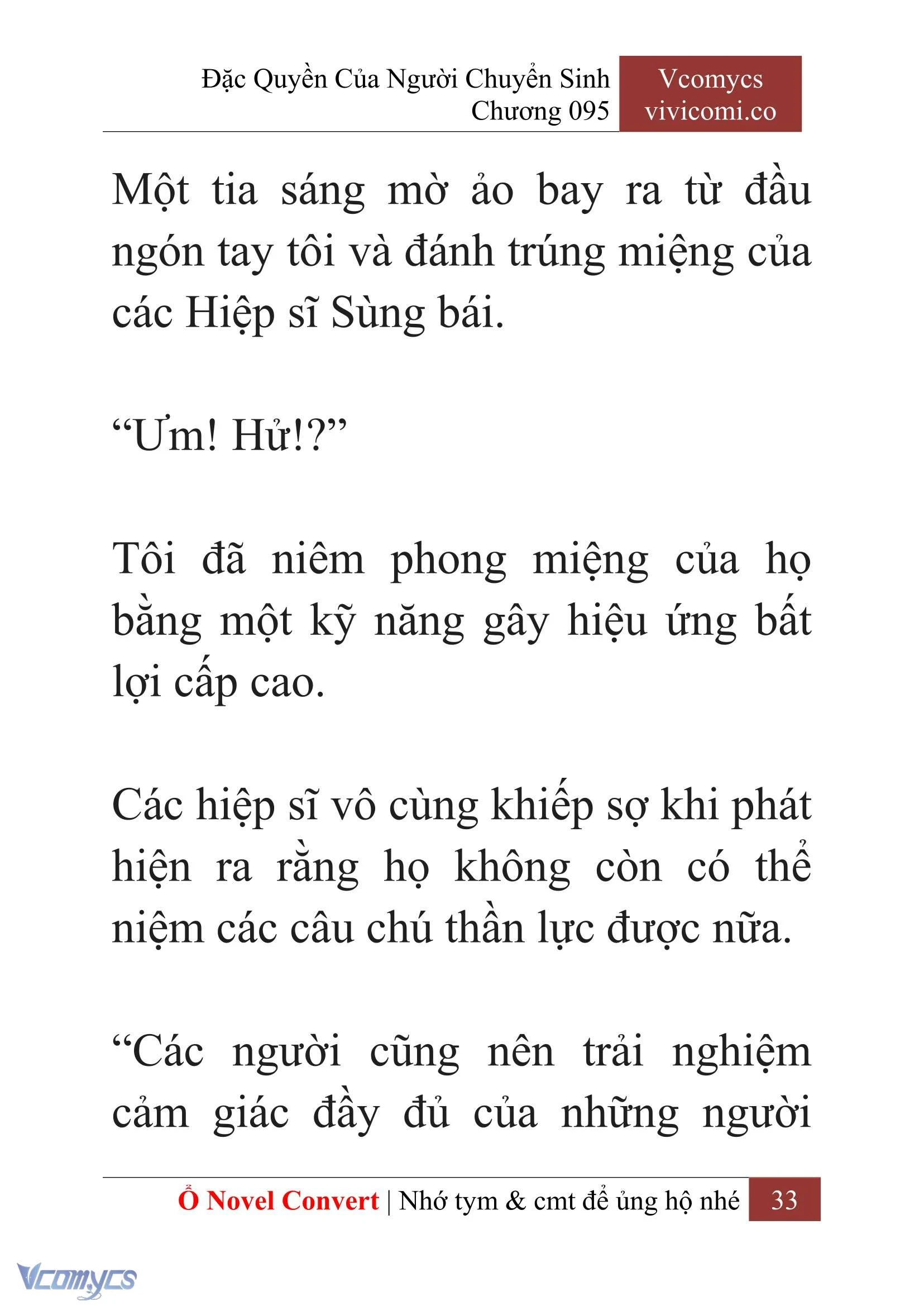 [Novel] Đặc Quyền Của Người Chuyển Sinh Chapter  95 - 35