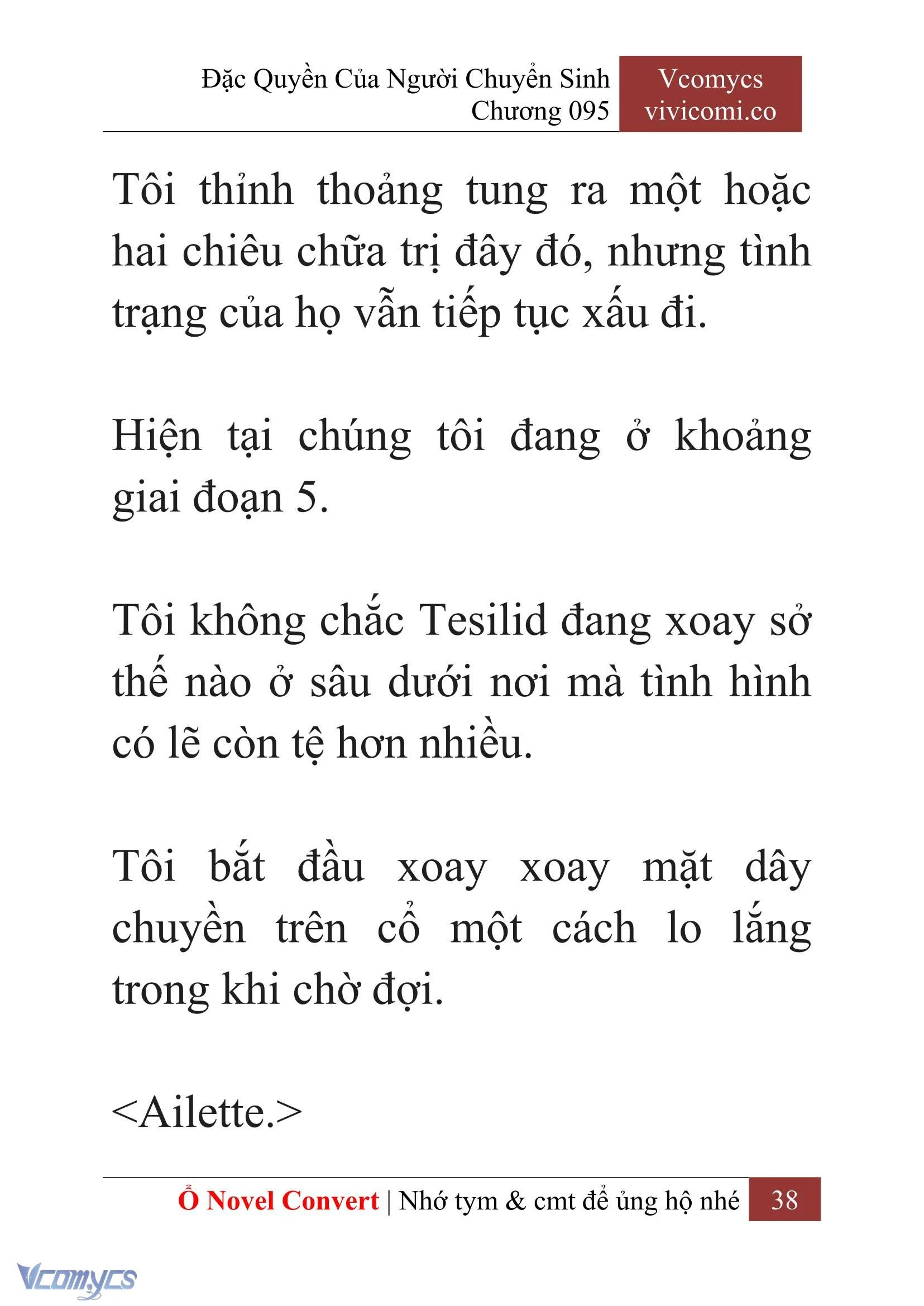 [Novel] Đặc Quyền Của Người Chuyển Sinh Chapter  95 - 40