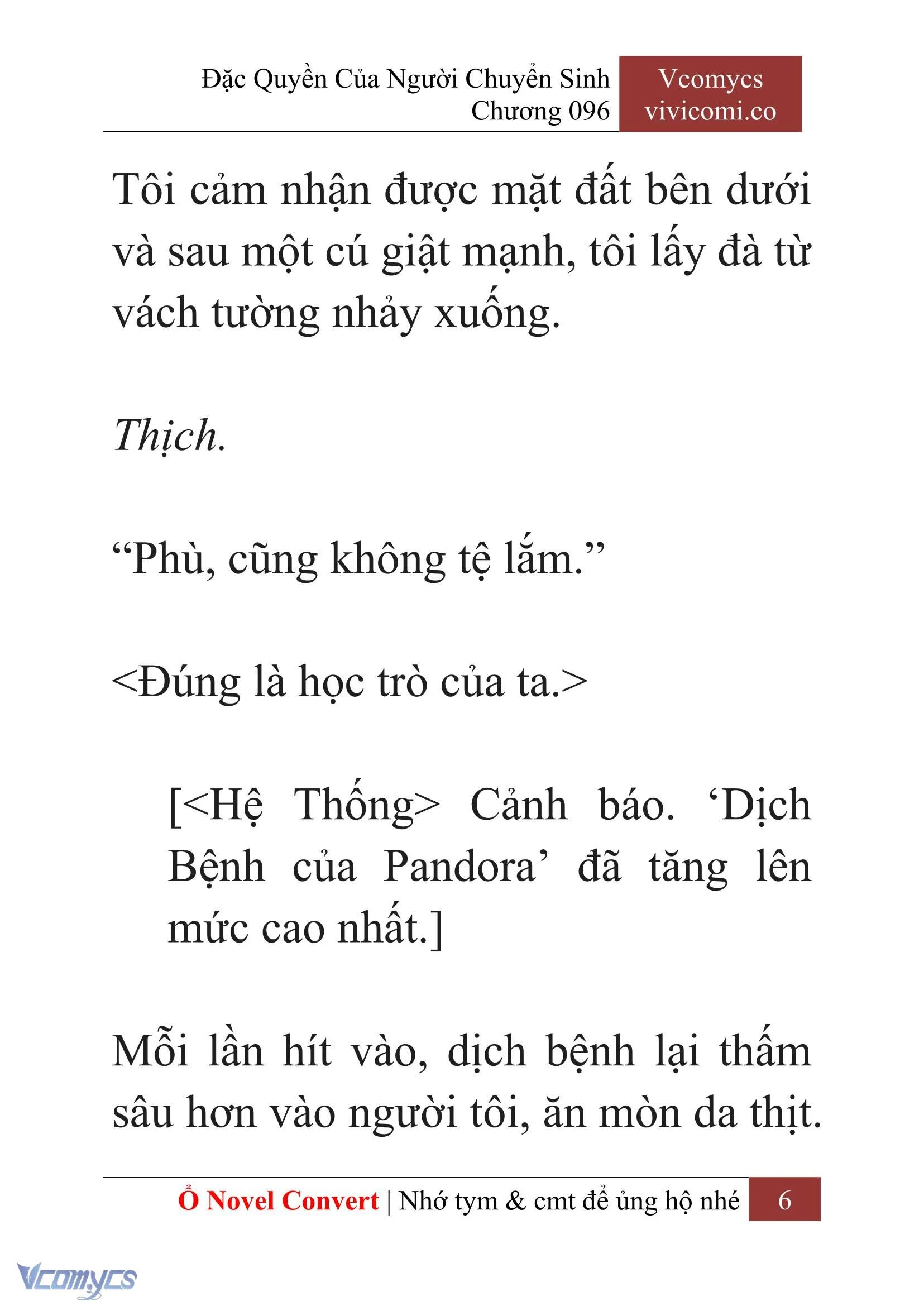 [Novel] Đặc Quyền Của Người Chuyển Sinh Chapter  96 - 8