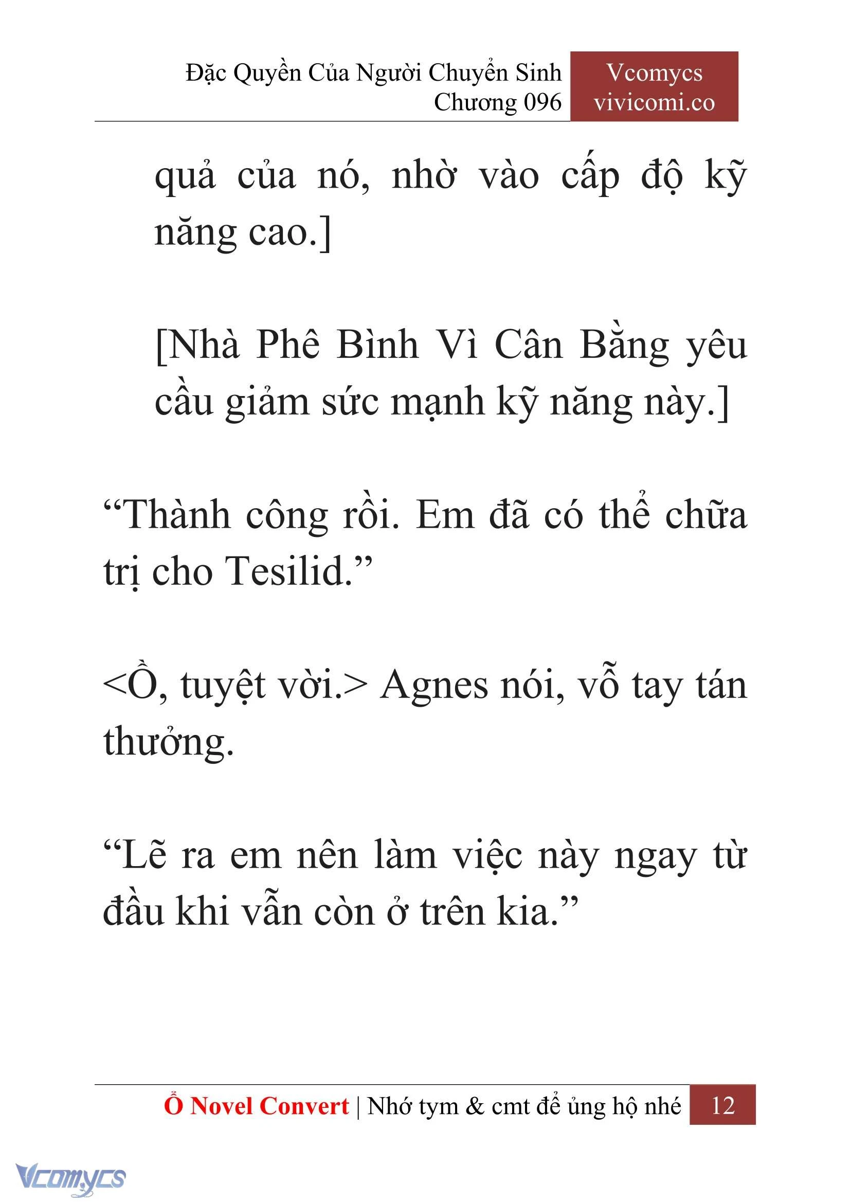 [Novel] Đặc Quyền Của Người Chuyển Sinh Chapter  96 - 14