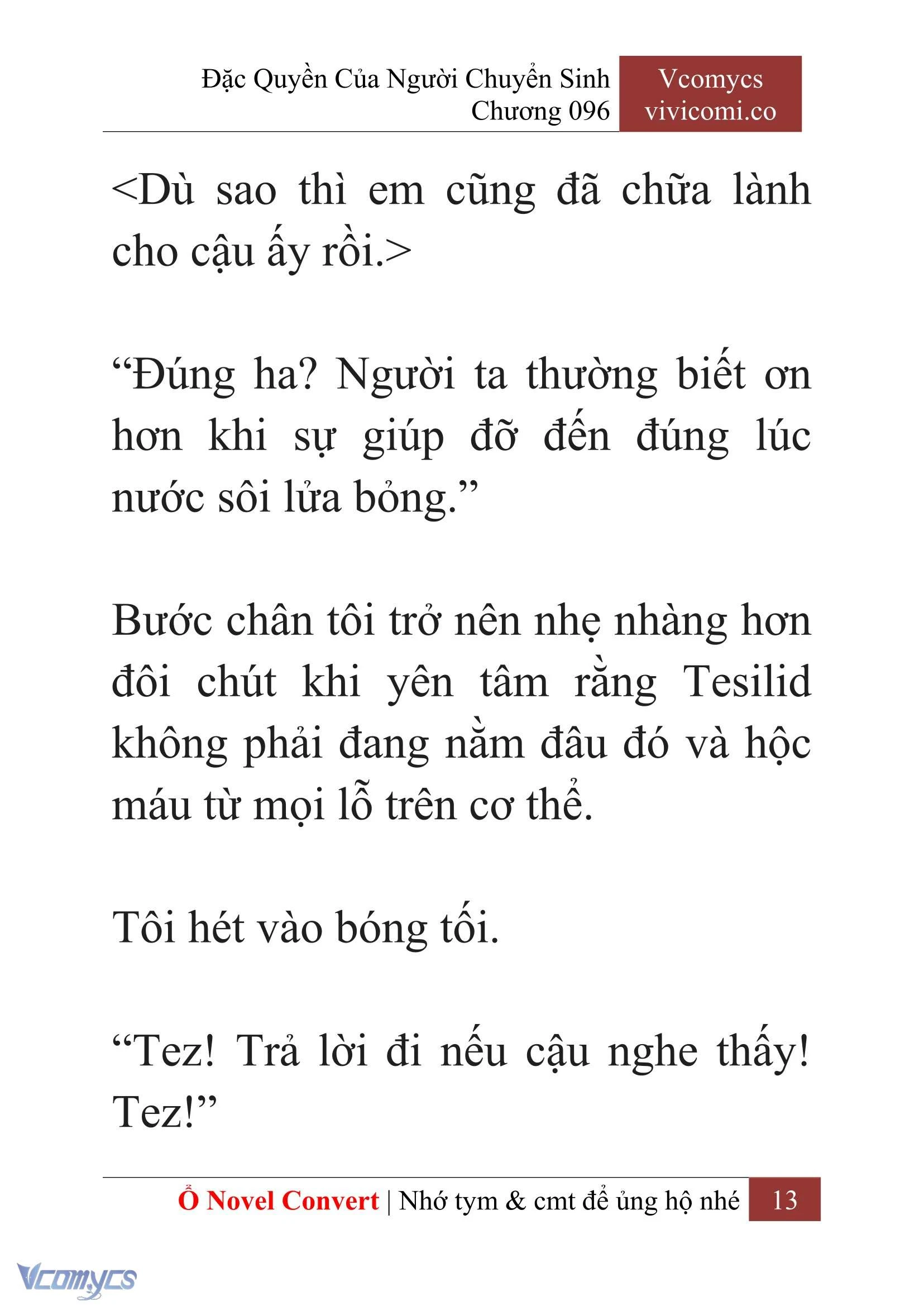 [Novel] Đặc Quyền Của Người Chuyển Sinh Chapter  96 - 15