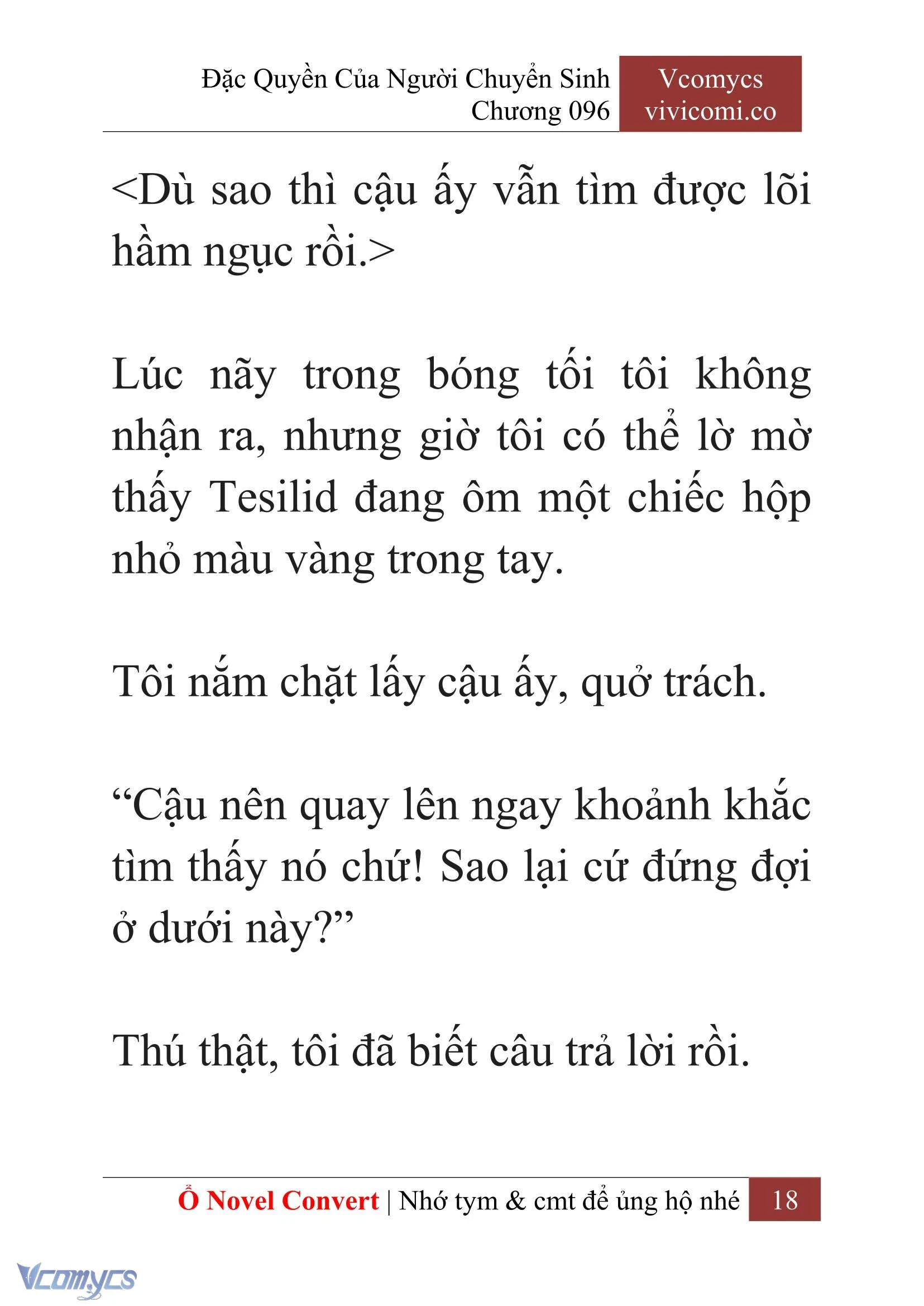 [Novel] Đặc Quyền Của Người Chuyển Sinh Chapter  96 - 20
