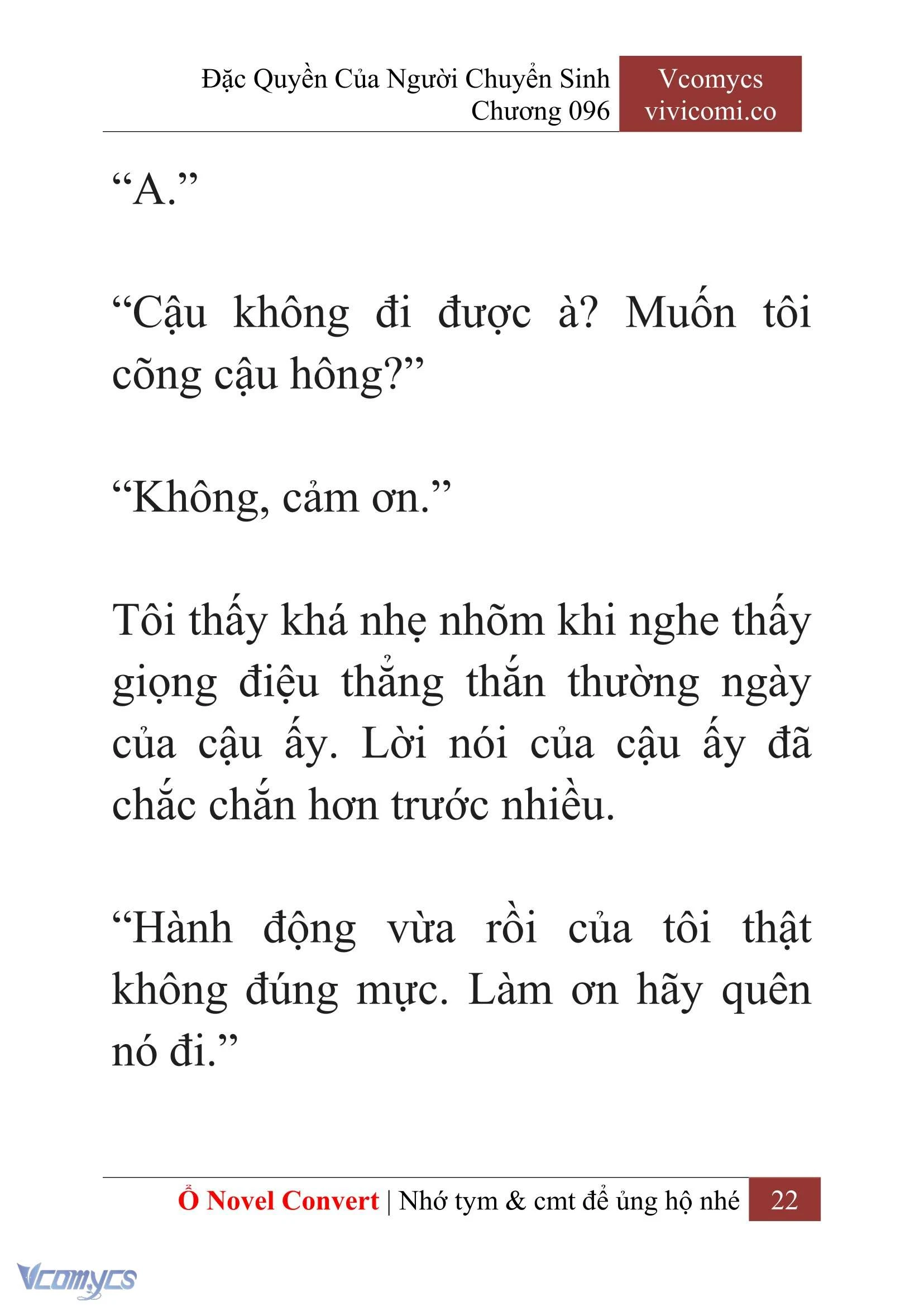 [Novel] Đặc Quyền Của Người Chuyển Sinh Chapter  96 - 24