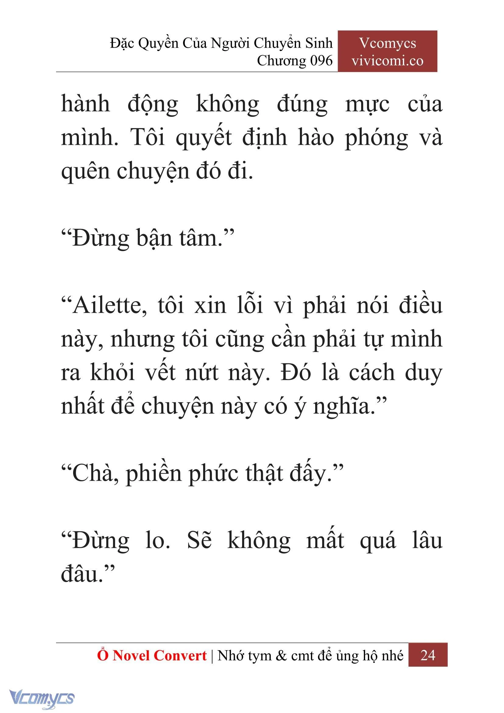 [Novel] Đặc Quyền Của Người Chuyển Sinh Chapter  96 - 26