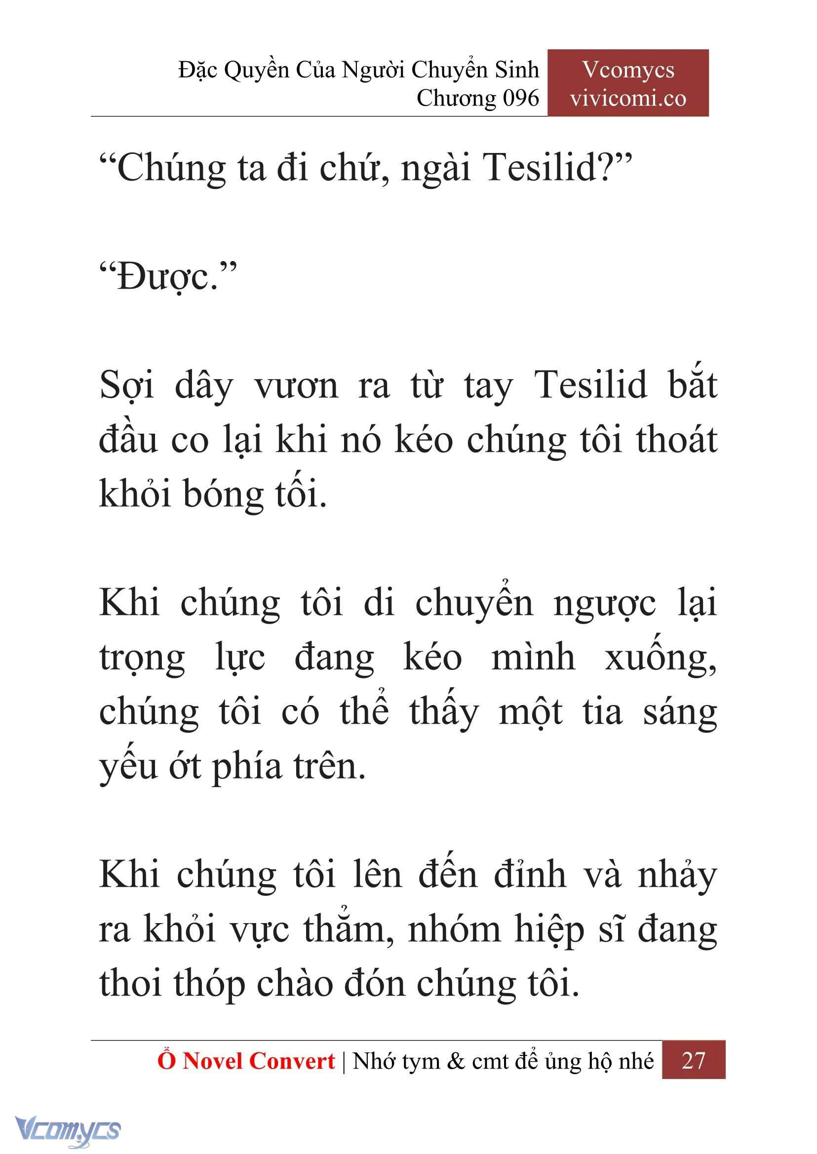 [Novel] Đặc Quyền Của Người Chuyển Sinh Chapter  96 - 29
