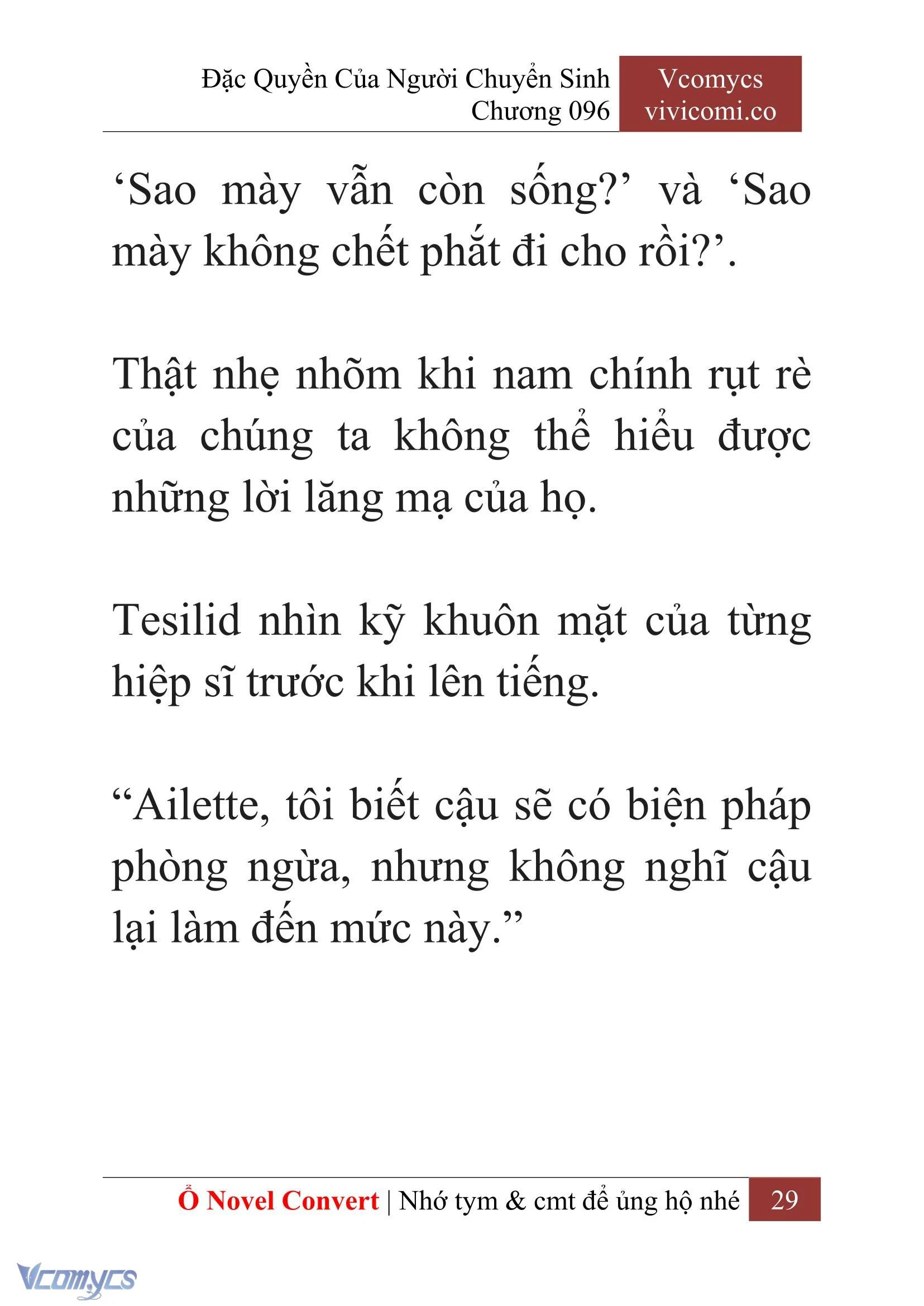 [Novel] Đặc Quyền Của Người Chuyển Sinh Chapter  96 - 31