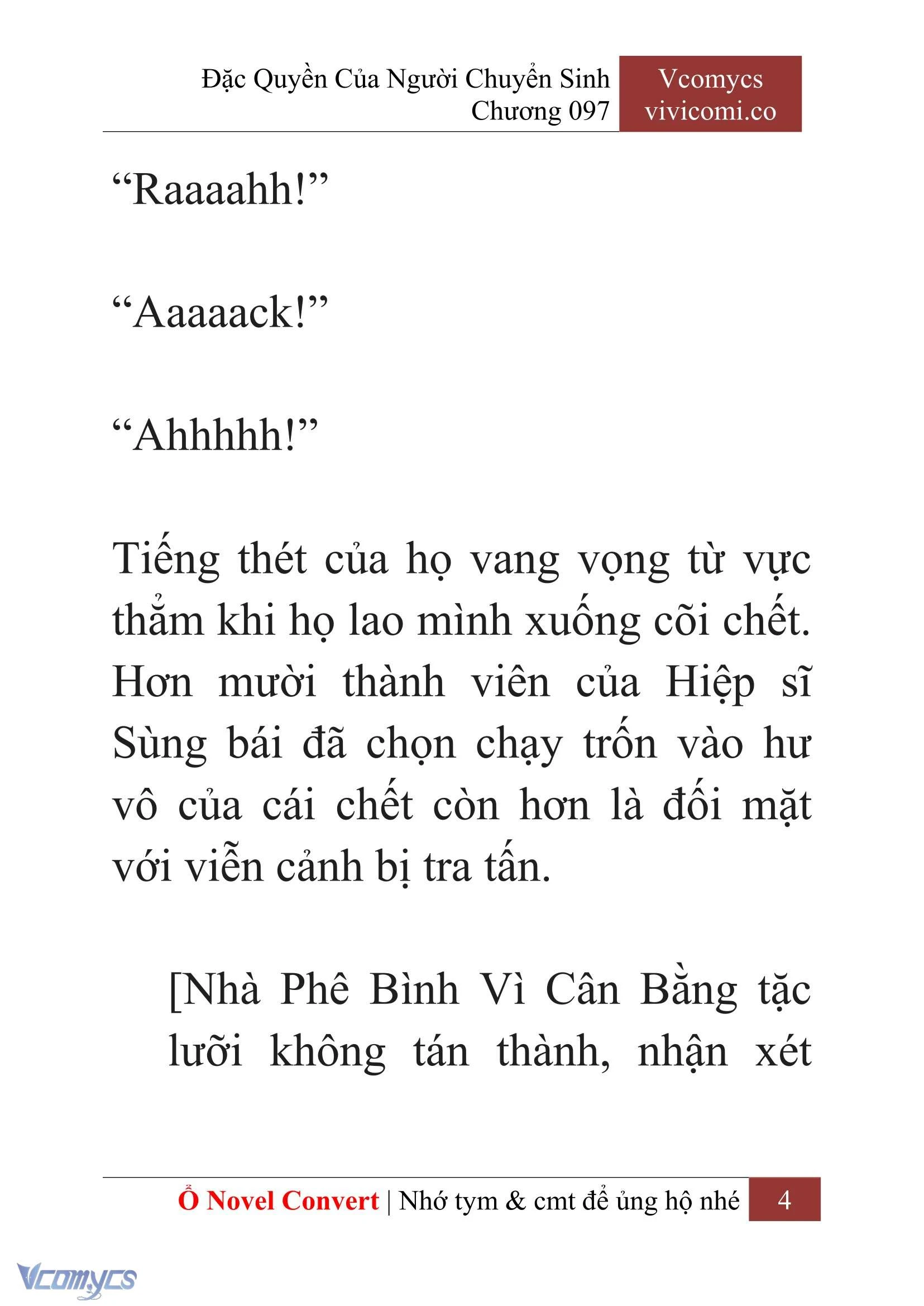 [Novel] Đặc Quyền Của Người Chuyển Sinh Chapter  97 - 6