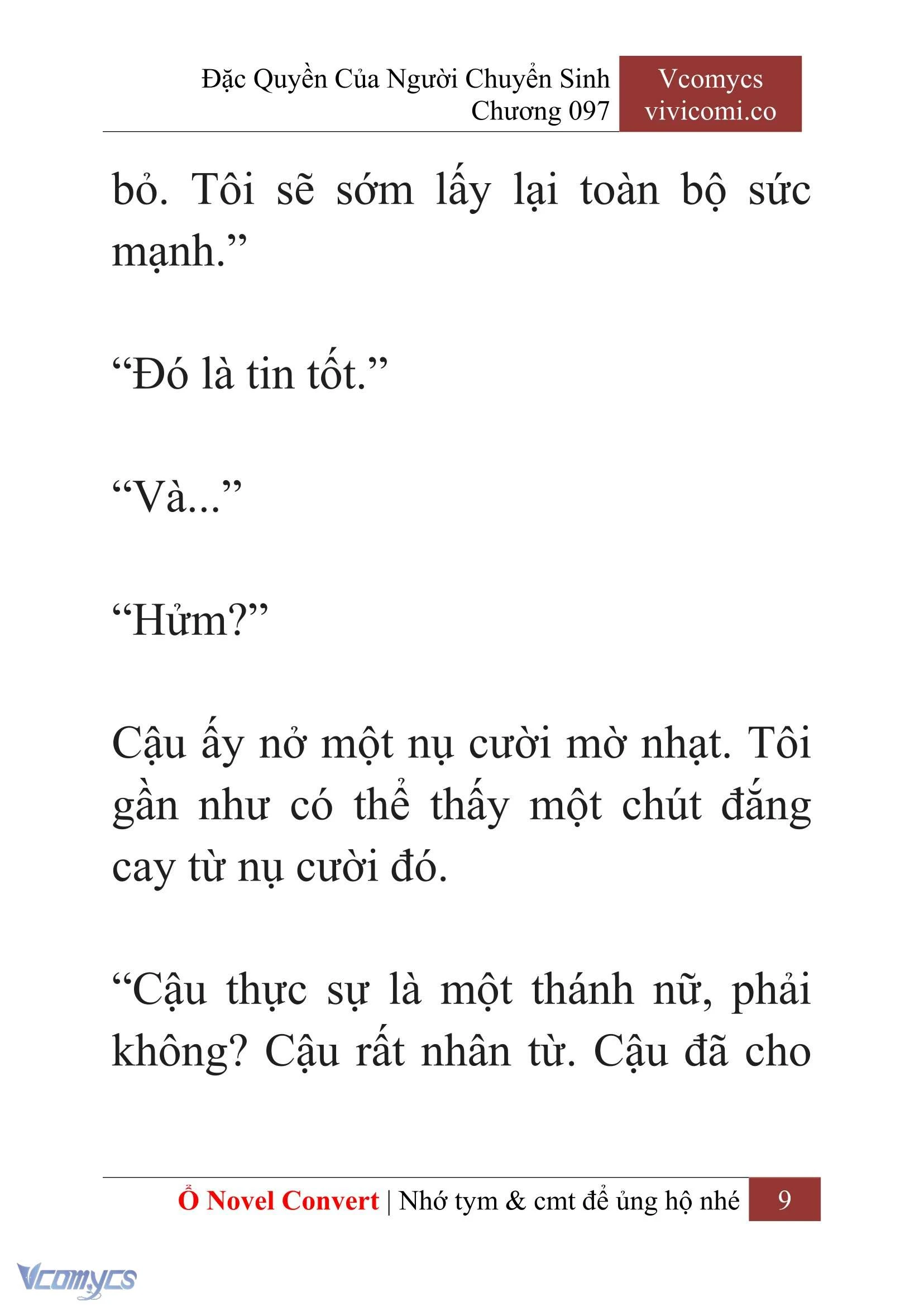 [Novel] Đặc Quyền Của Người Chuyển Sinh Chapter  97 - 11