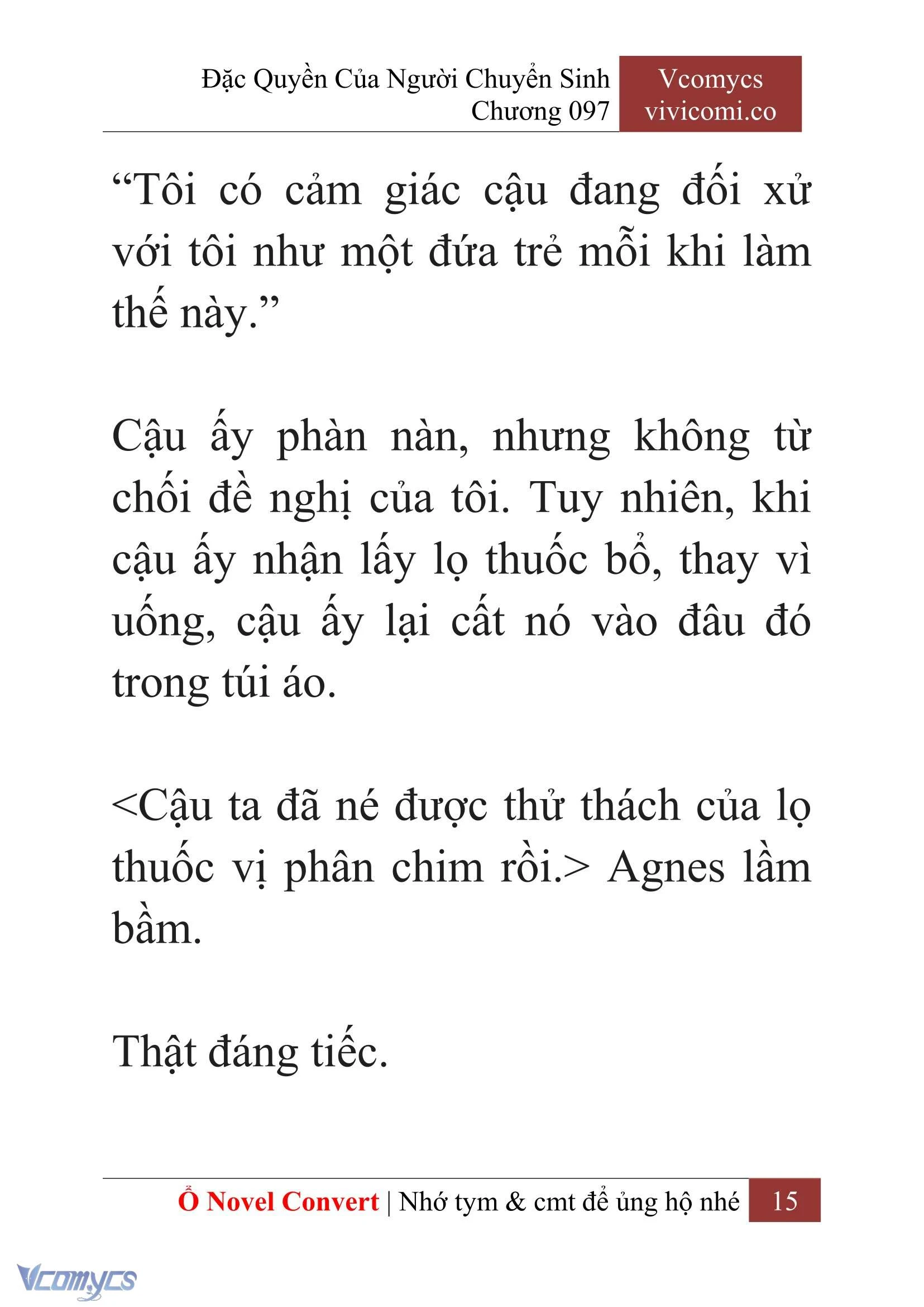 [Novel] Đặc Quyền Của Người Chuyển Sinh Chapter  97 - 17