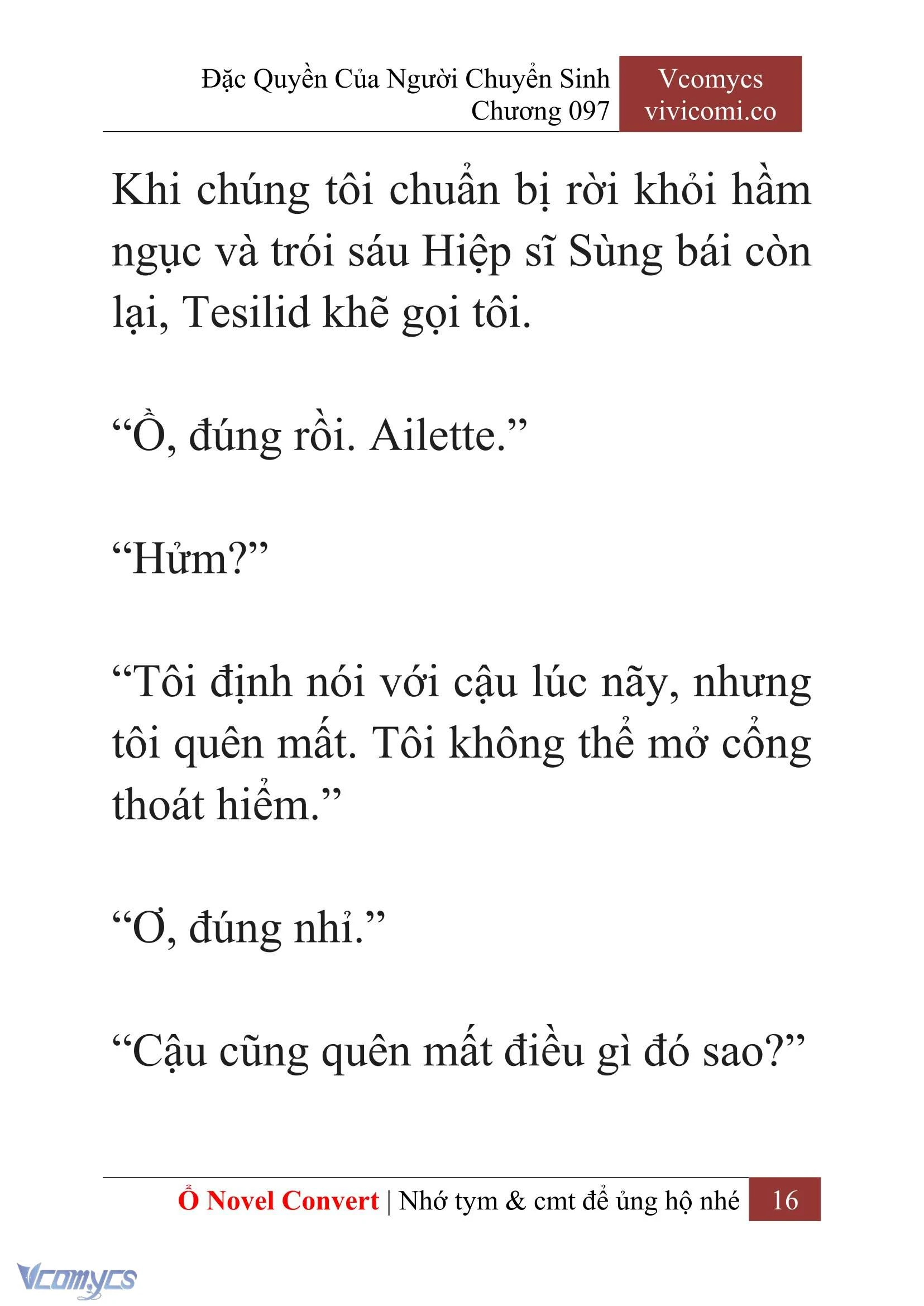 [Novel] Đặc Quyền Của Người Chuyển Sinh Chapter  97 - 18