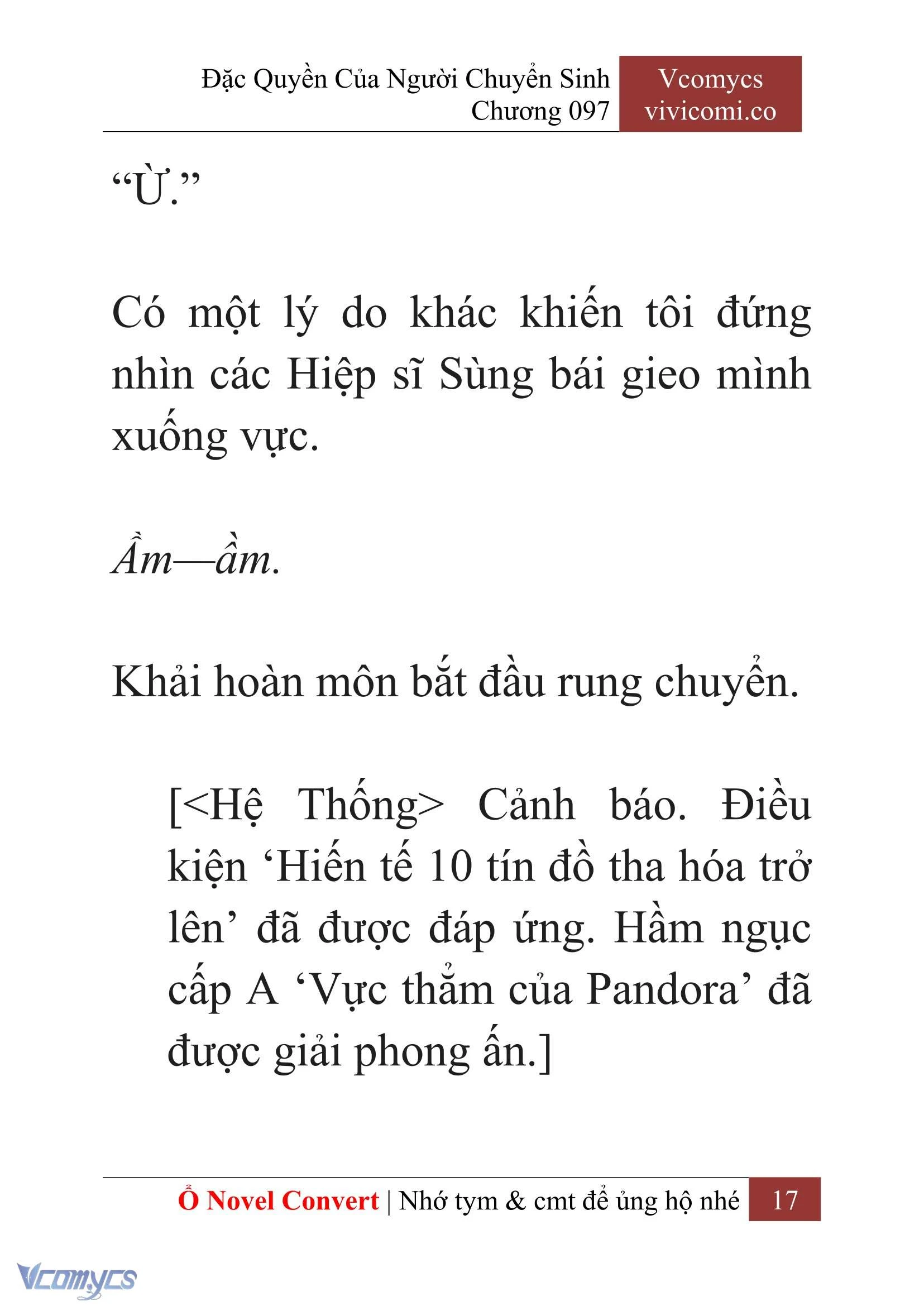 [Novel] Đặc Quyền Của Người Chuyển Sinh Chapter  97 - 19