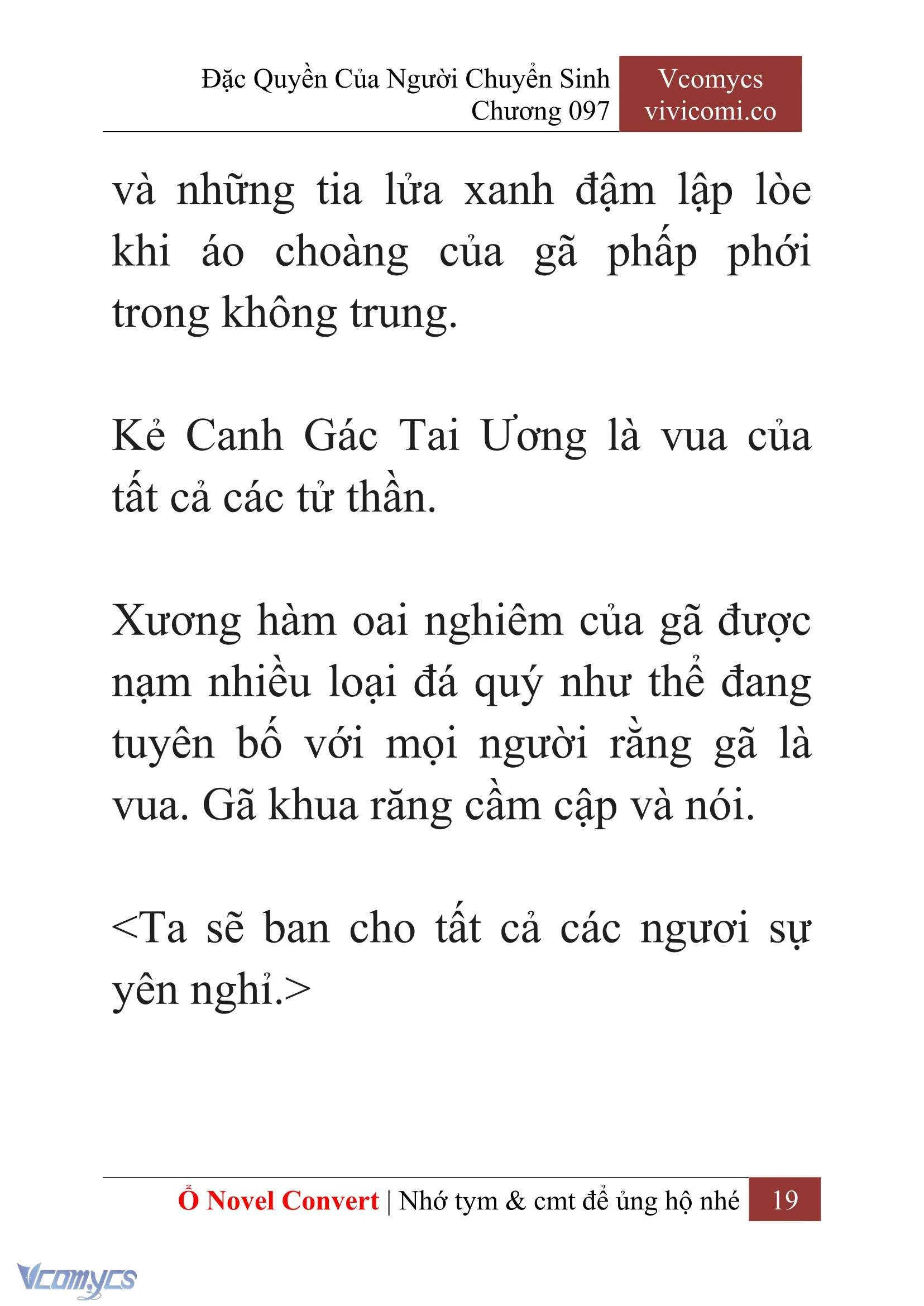 [Novel] Đặc Quyền Của Người Chuyển Sinh Chapter  97 - 21