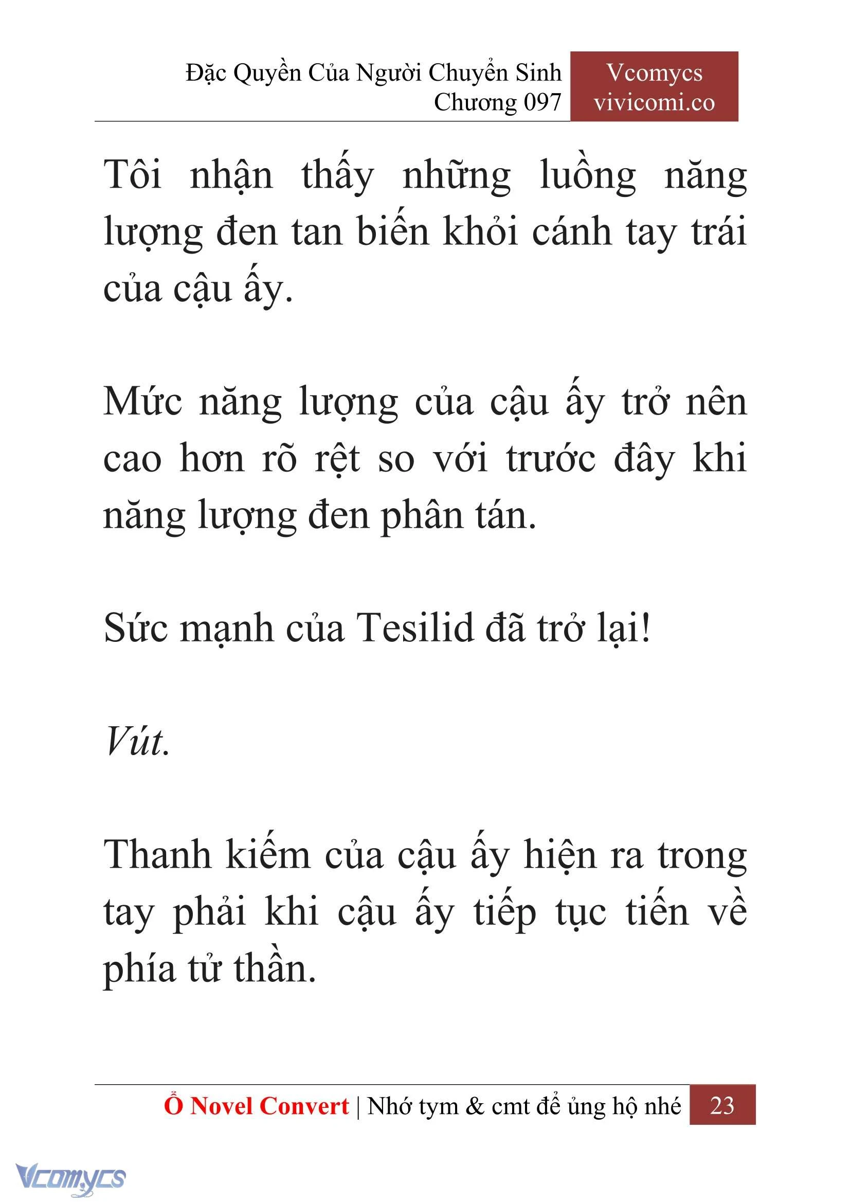 [Novel] Đặc Quyền Của Người Chuyển Sinh Chapter  97 - 25