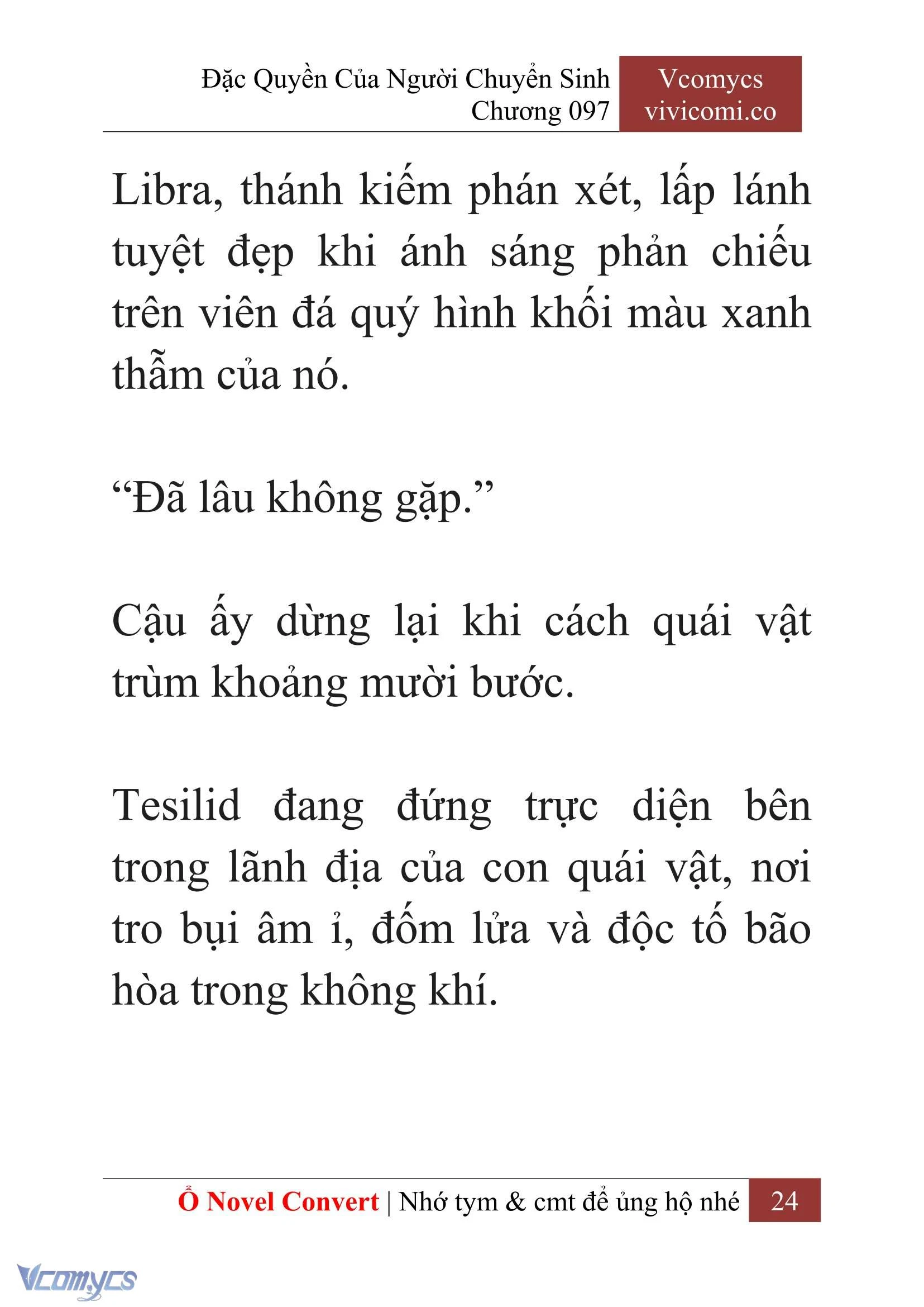 [Novel] Đặc Quyền Của Người Chuyển Sinh Chapter  97 - 26