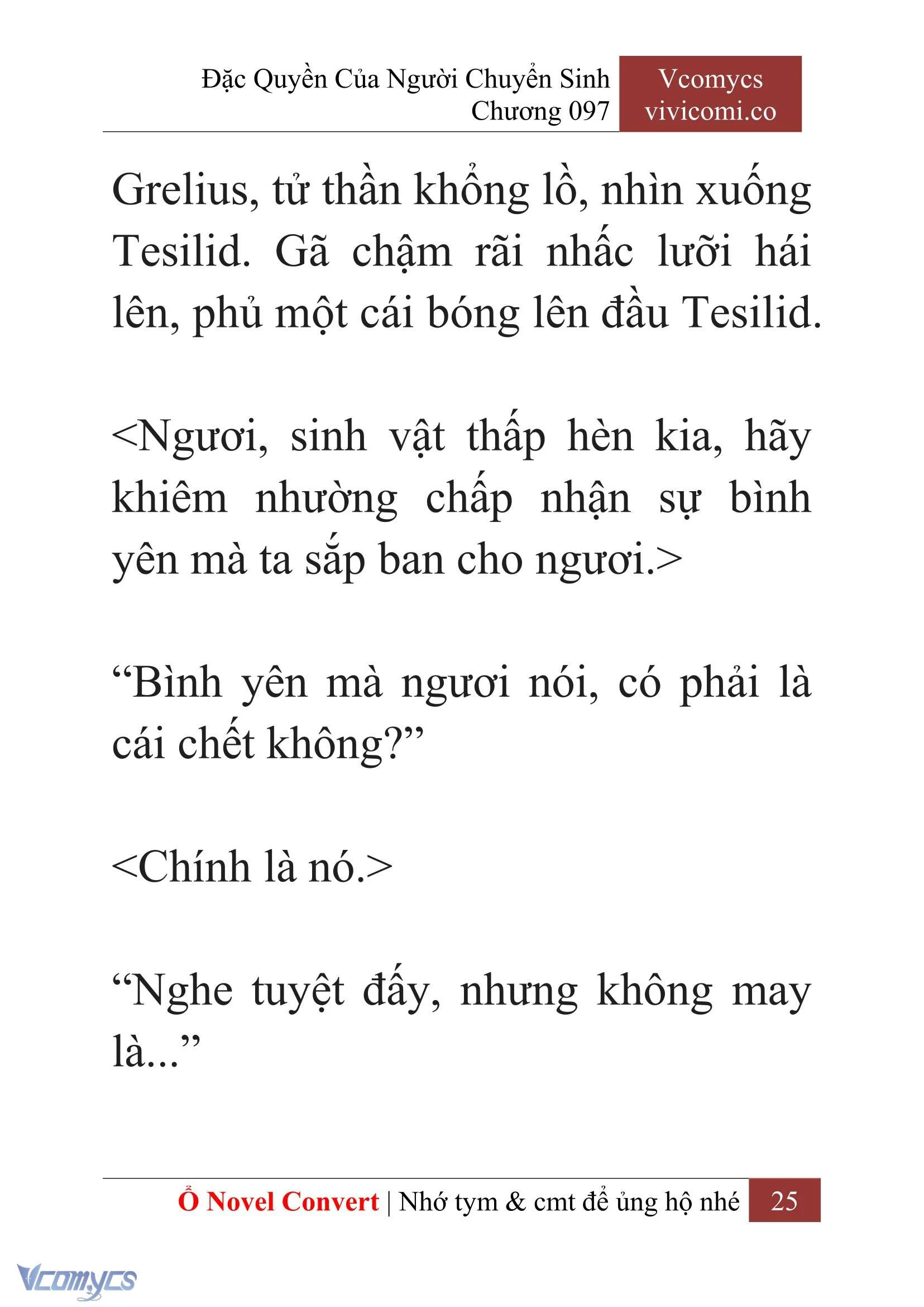 [Novel] Đặc Quyền Của Người Chuyển Sinh Chapter  97 - 27