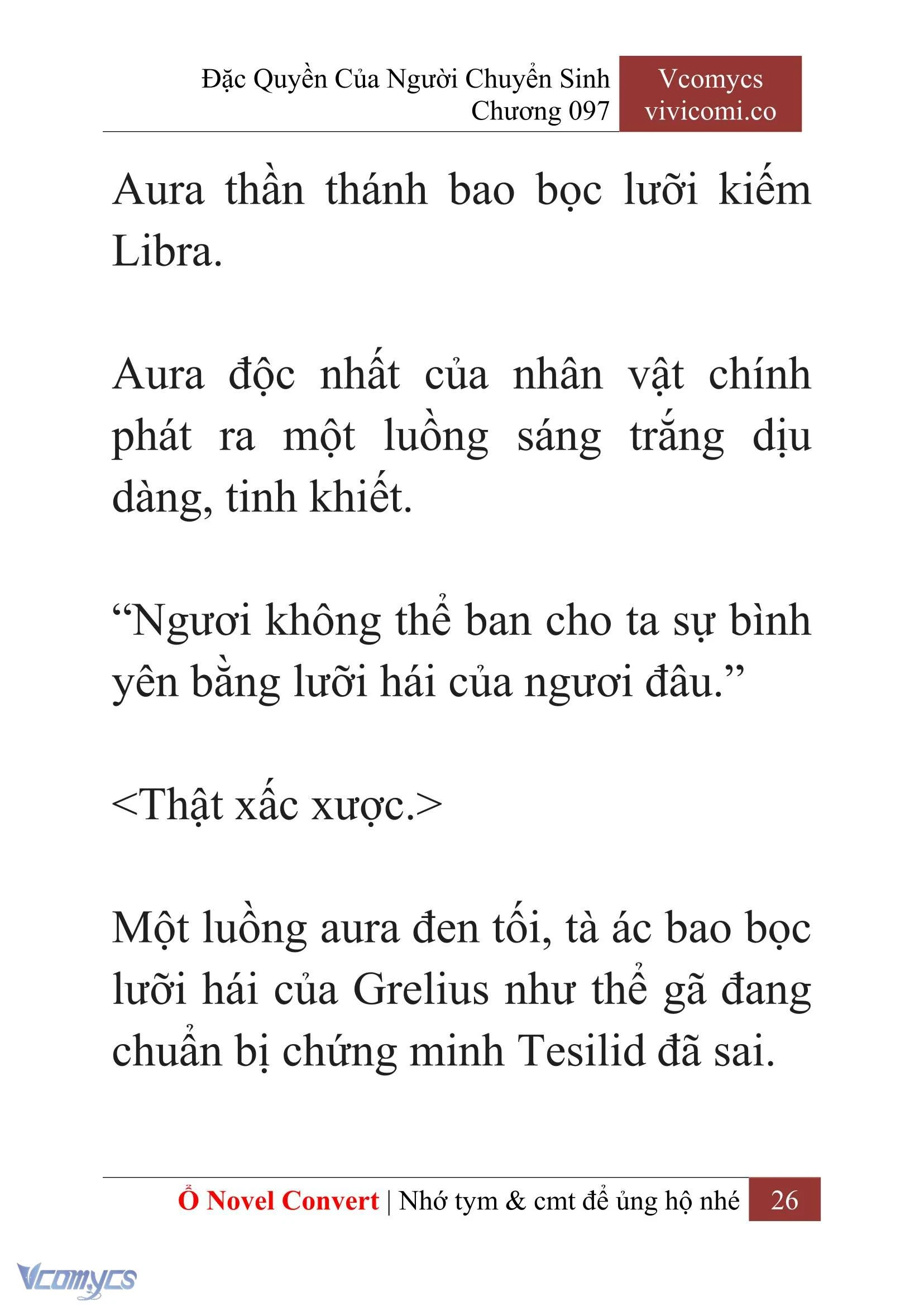 [Novel] Đặc Quyền Của Người Chuyển Sinh Chapter  97 - 28