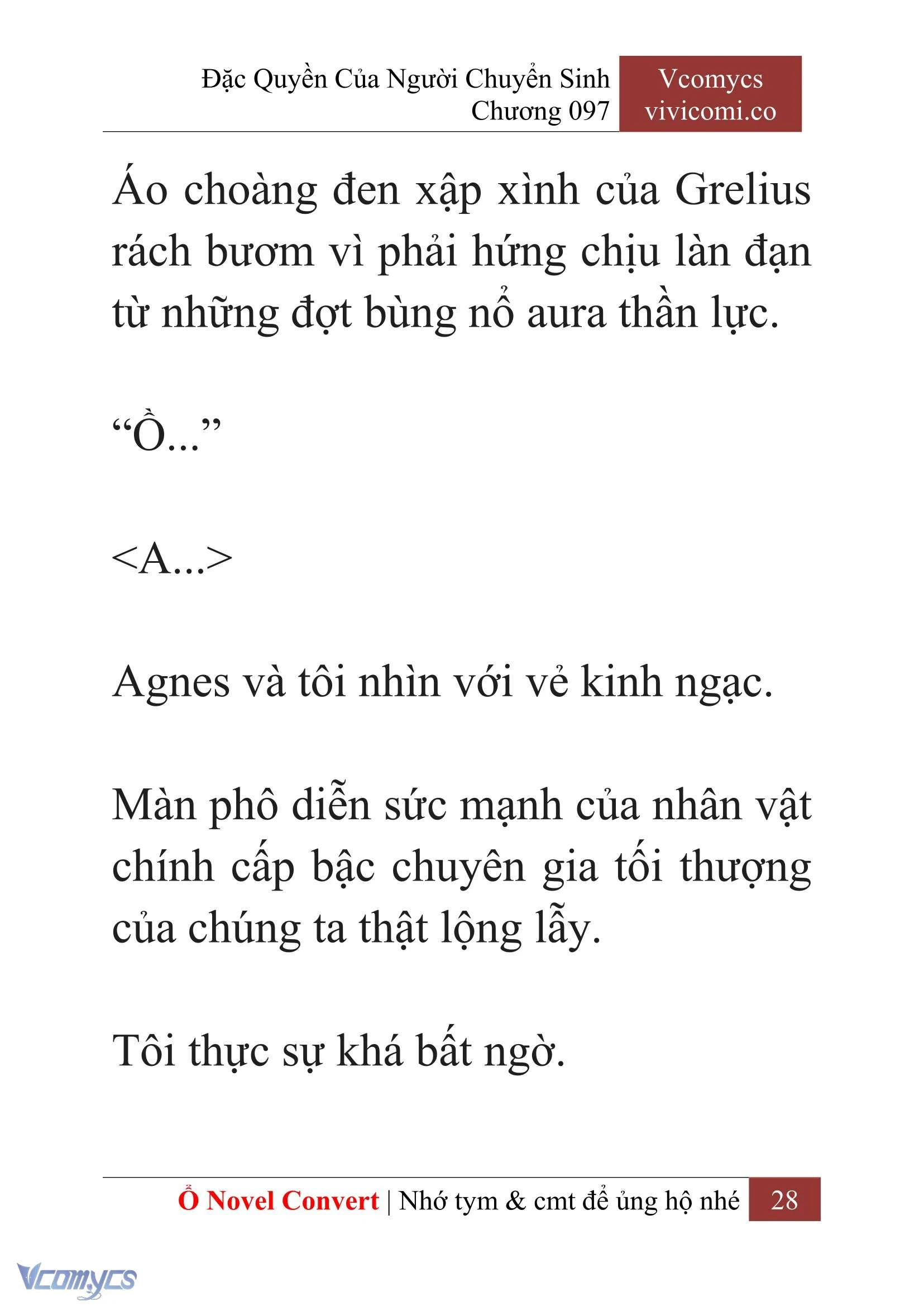[Novel] Đặc Quyền Của Người Chuyển Sinh Chapter  97 - 30