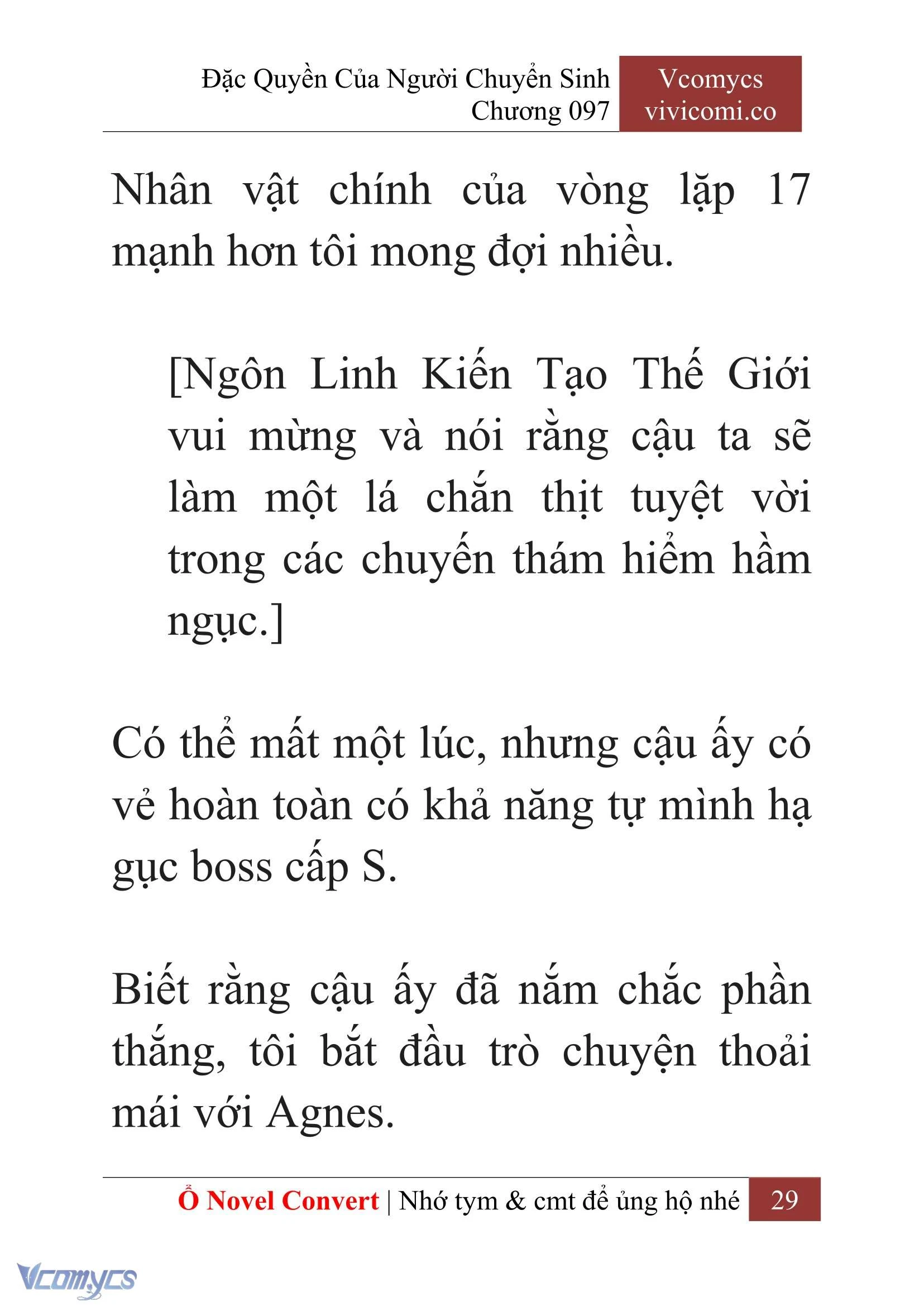 [Novel] Đặc Quyền Của Người Chuyển Sinh Chapter  97 - 31