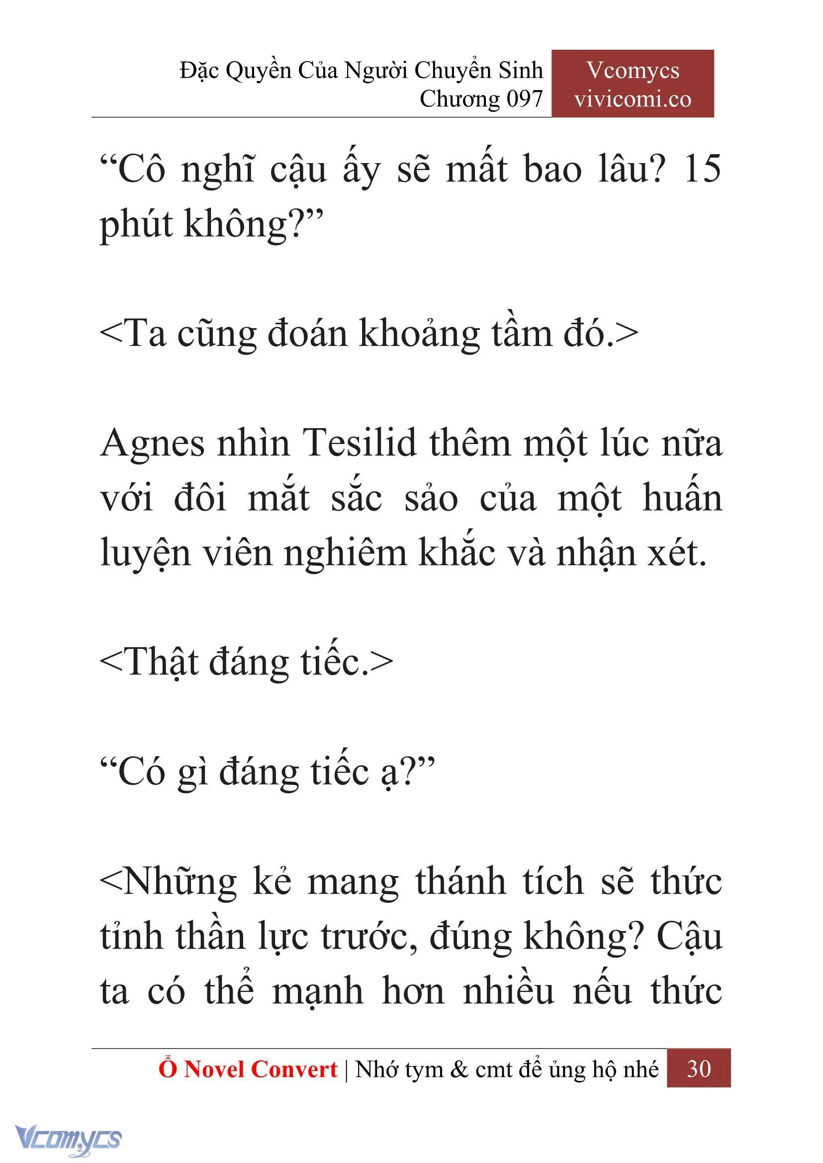 [Novel] Đặc Quyền Của Người Chuyển Sinh Chapter  97 - 32