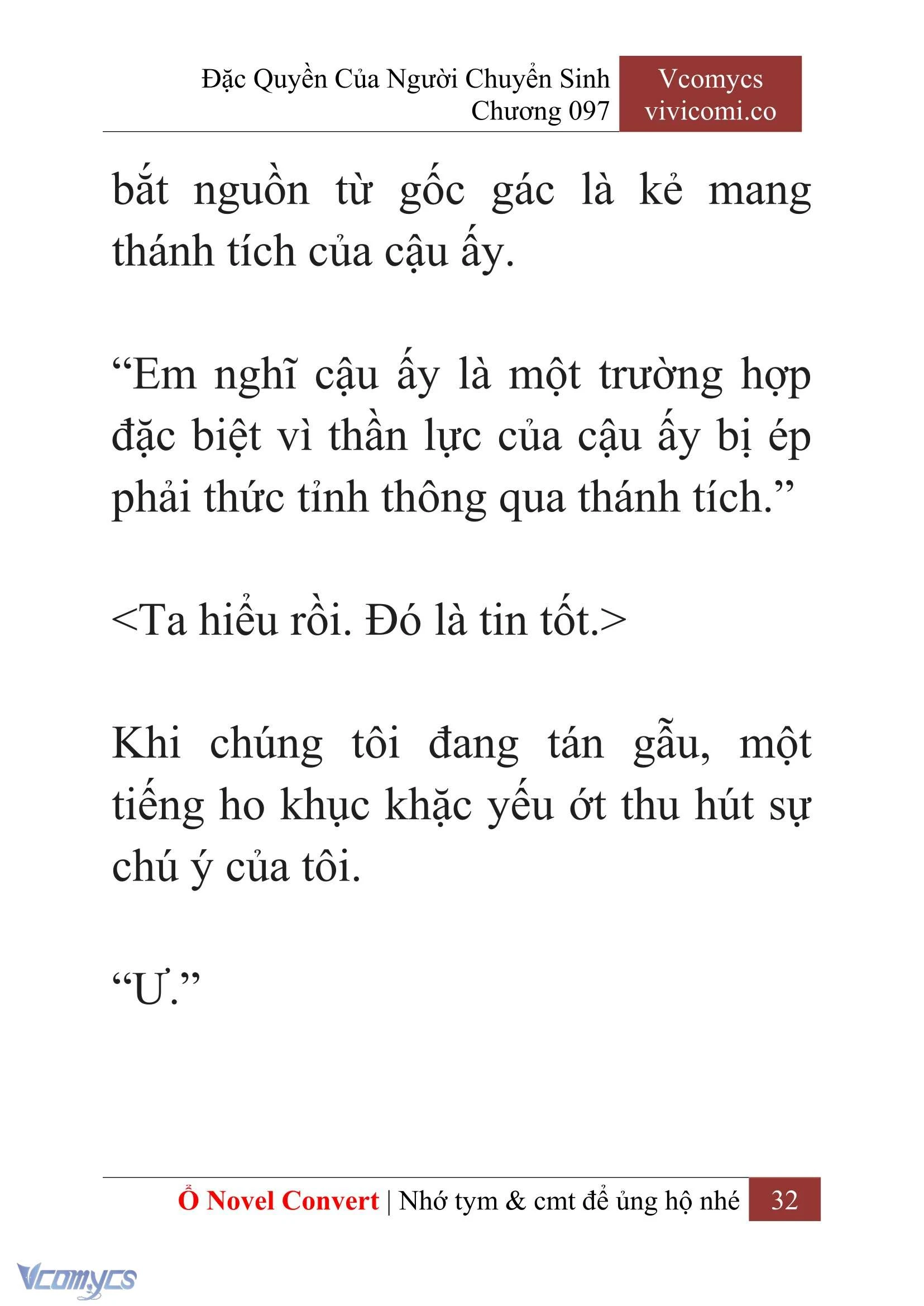 [Novel] Đặc Quyền Của Người Chuyển Sinh Chapter  97 - 34
