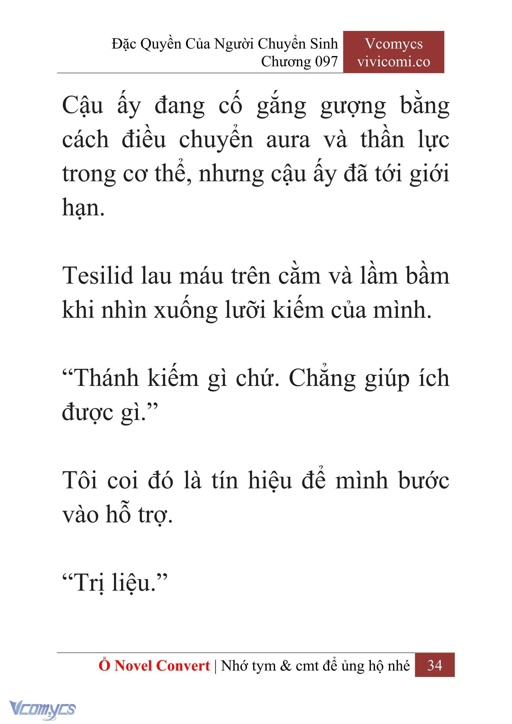 [Novel] Đặc Quyền Của Người Chuyển Sinh Chapter  97 - 36