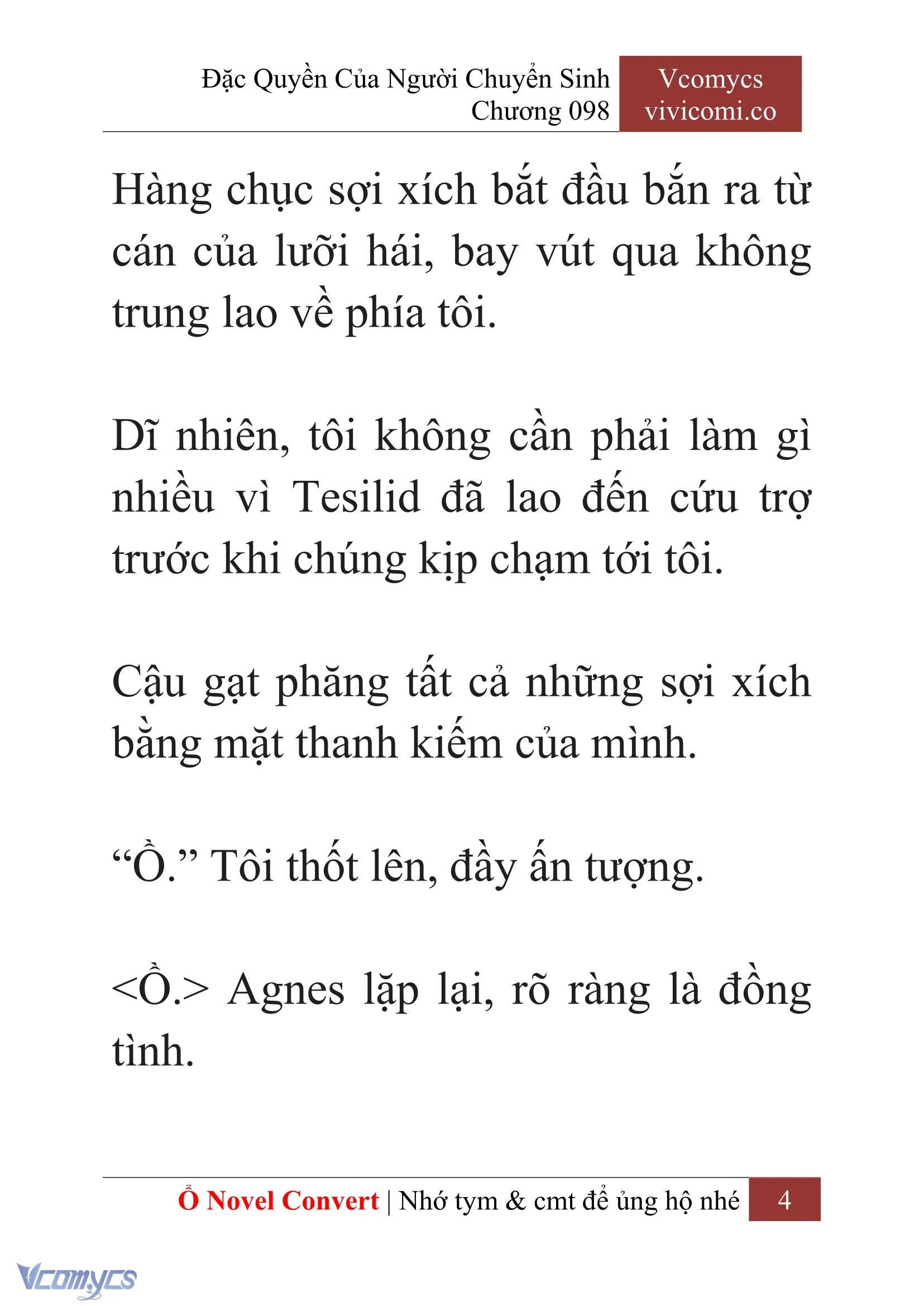 [Novel] Đặc Quyền Của Người Chuyển Sinh Chapter  98 - 6