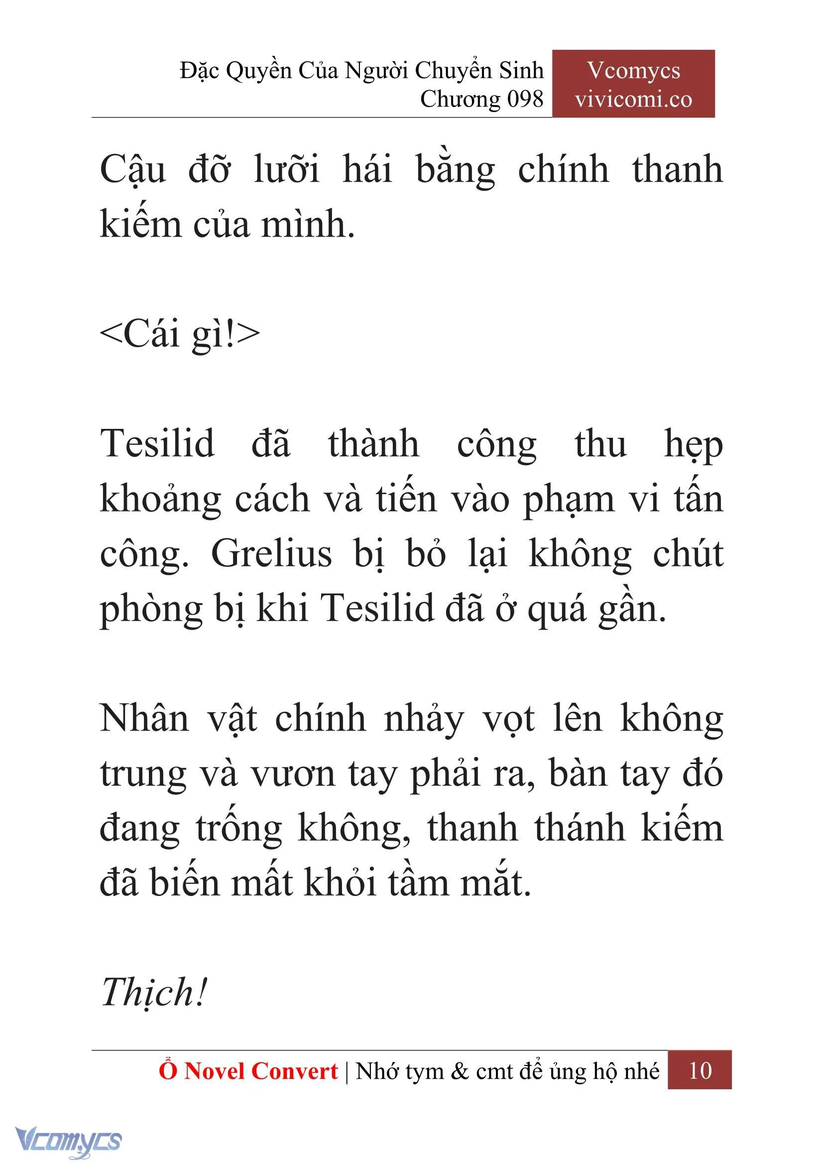 [Novel] Đặc Quyền Của Người Chuyển Sinh Chapter  98 - 12
