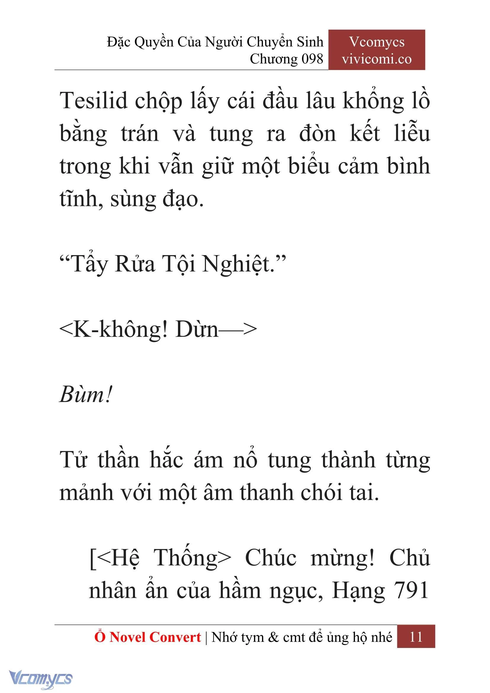 [Novel] Đặc Quyền Của Người Chuyển Sinh Chapter  98 - 13