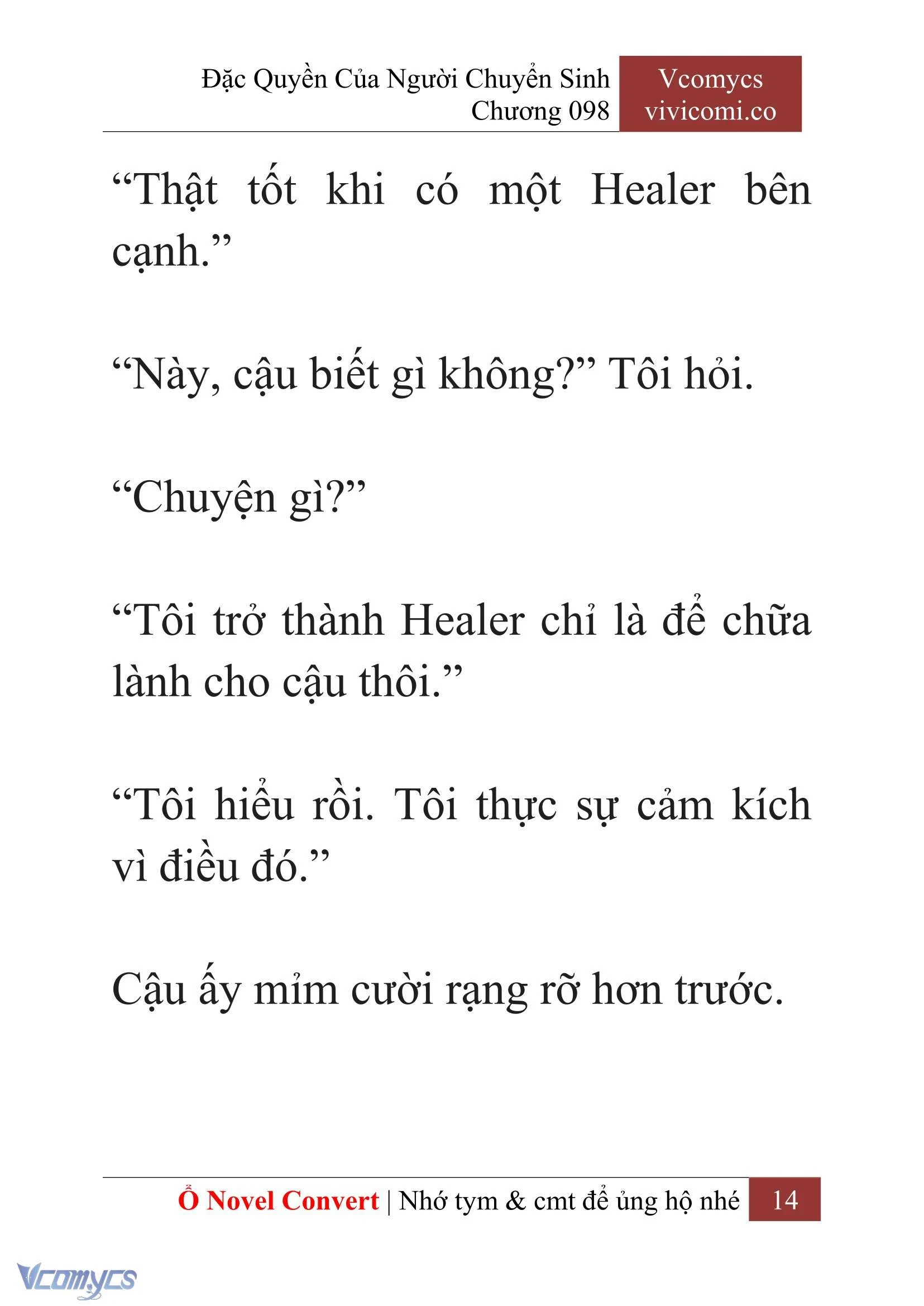 [Novel] Đặc Quyền Của Người Chuyển Sinh Chapter  98 - 16