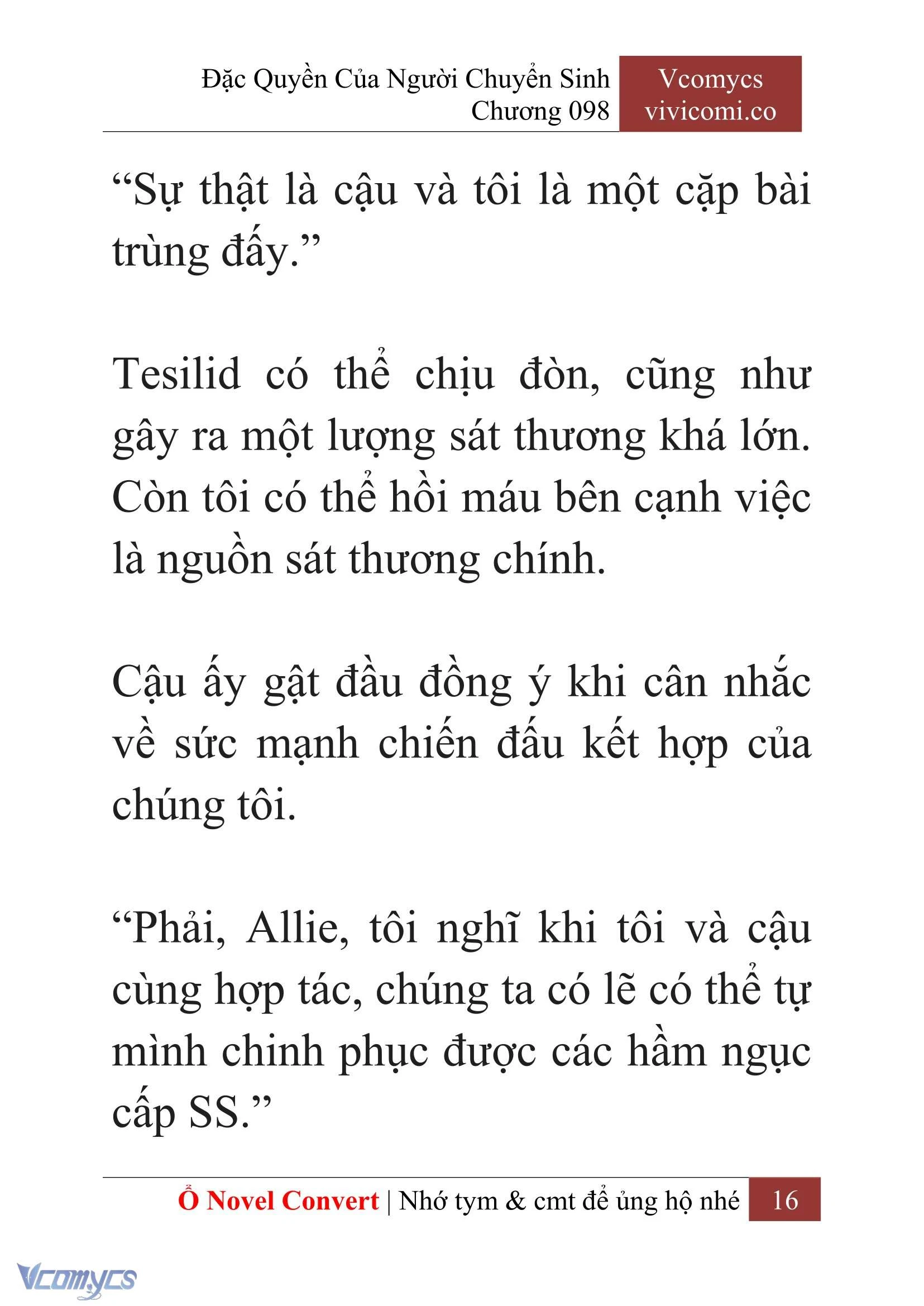 [Novel] Đặc Quyền Của Người Chuyển Sinh Chapter  98 - 18
