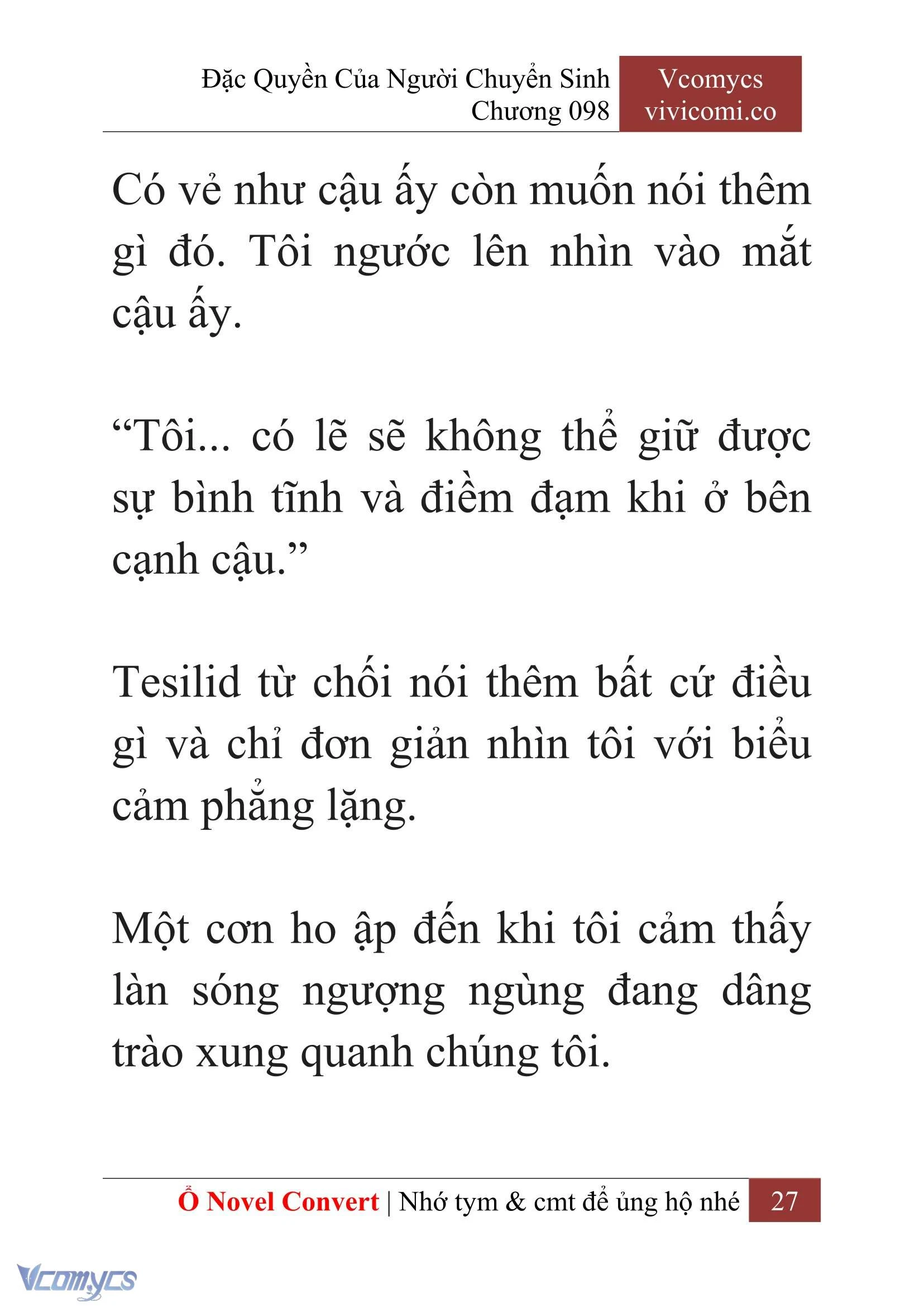 [Novel] Đặc Quyền Của Người Chuyển Sinh Chapter  98 - 29