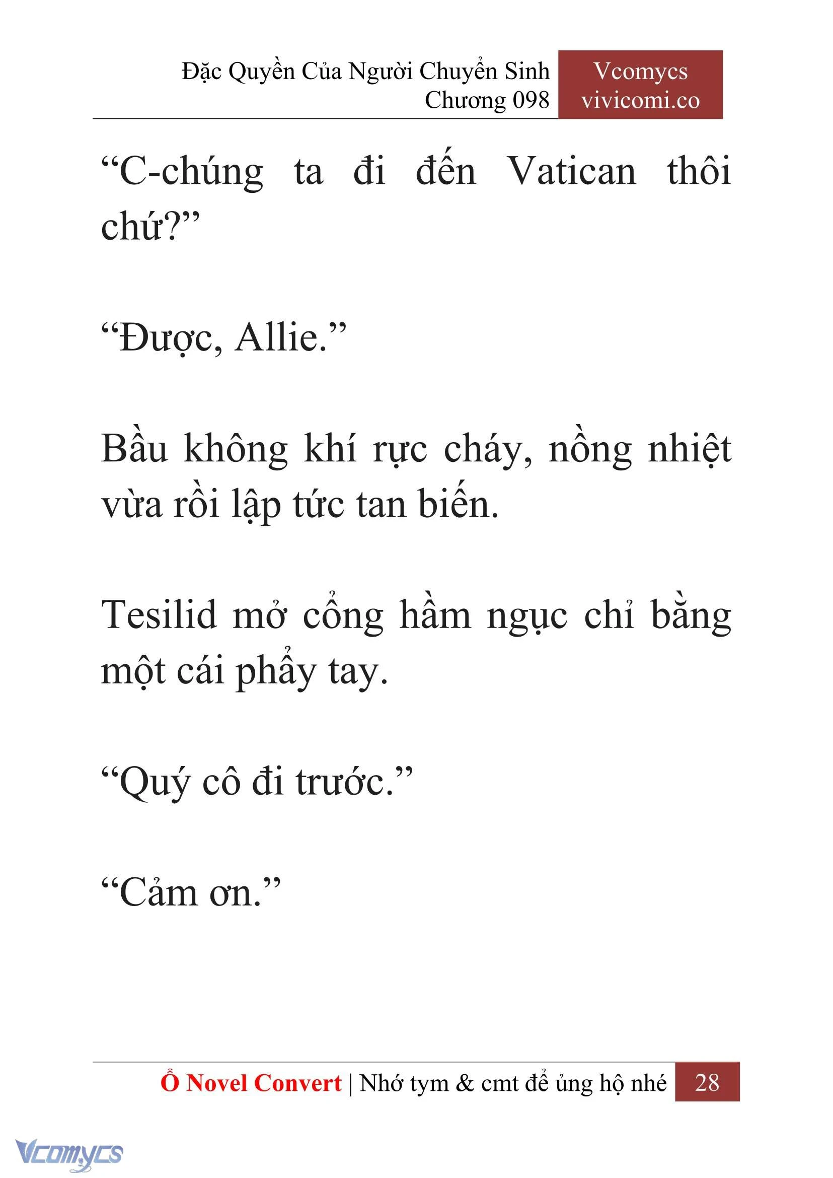 [Novel] Đặc Quyền Của Người Chuyển Sinh Chapter  98 - 30