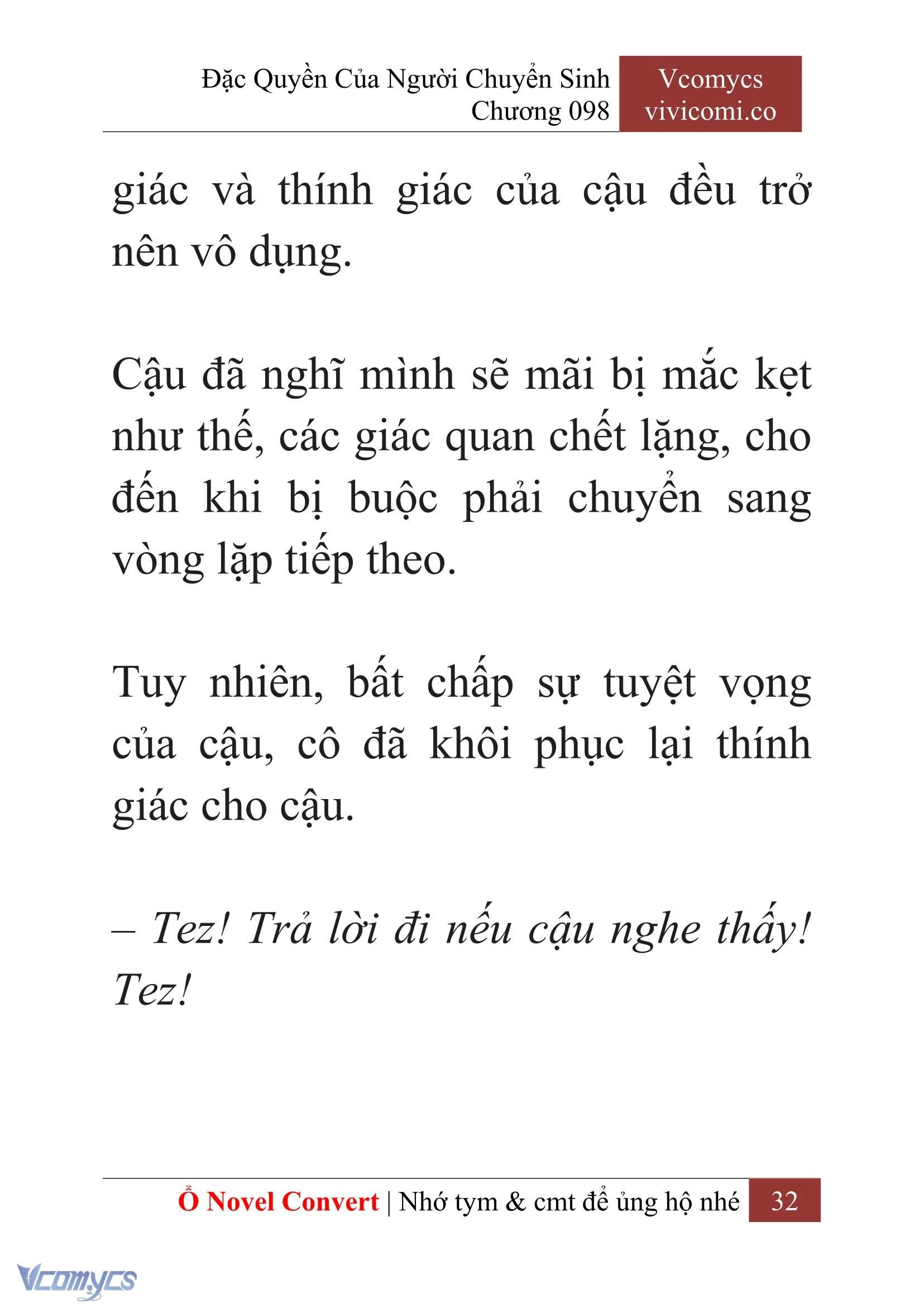 [Novel] Đặc Quyền Của Người Chuyển Sinh Chapter  98 - 34