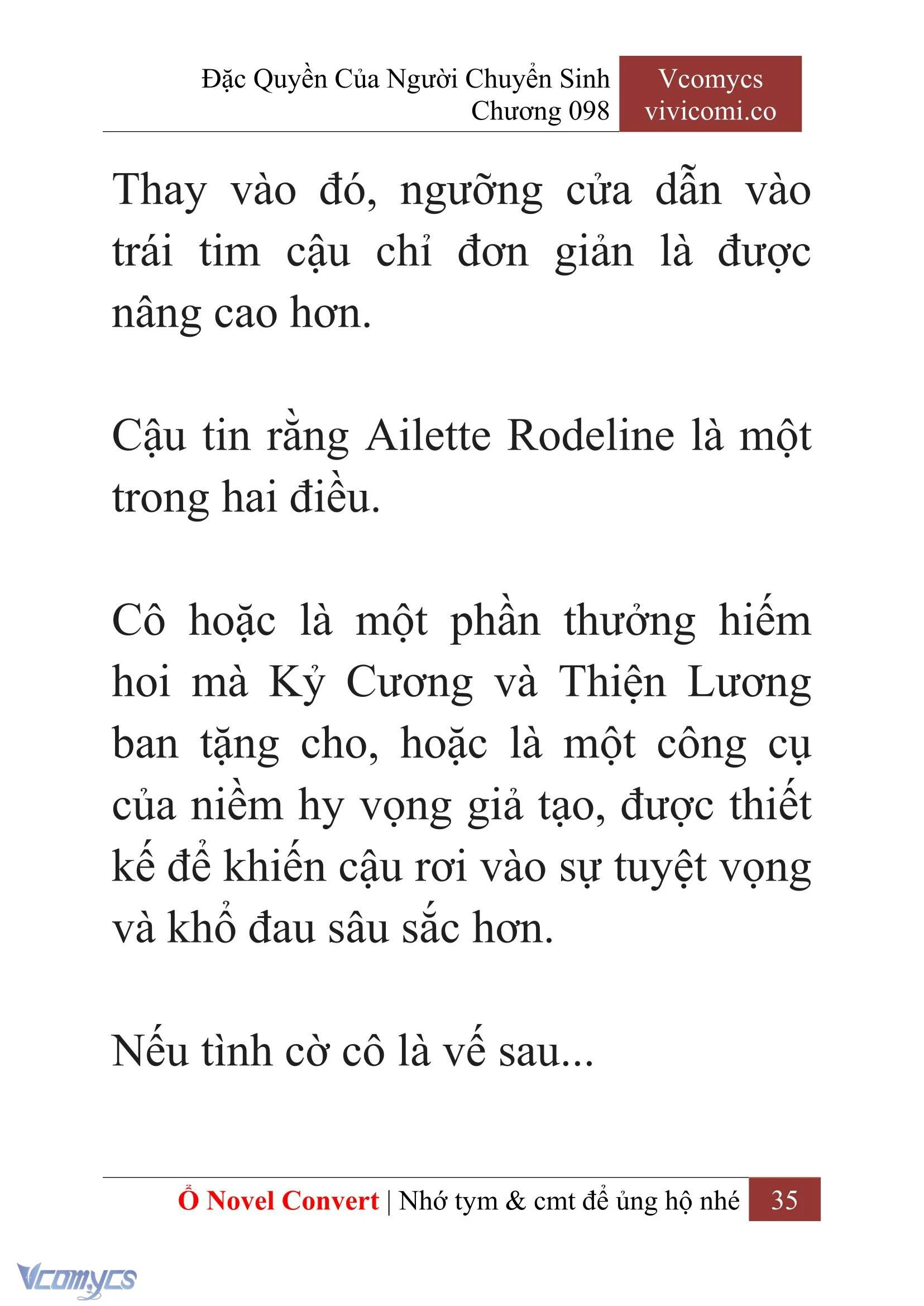 [Novel] Đặc Quyền Của Người Chuyển Sinh Chapter  98 - 37