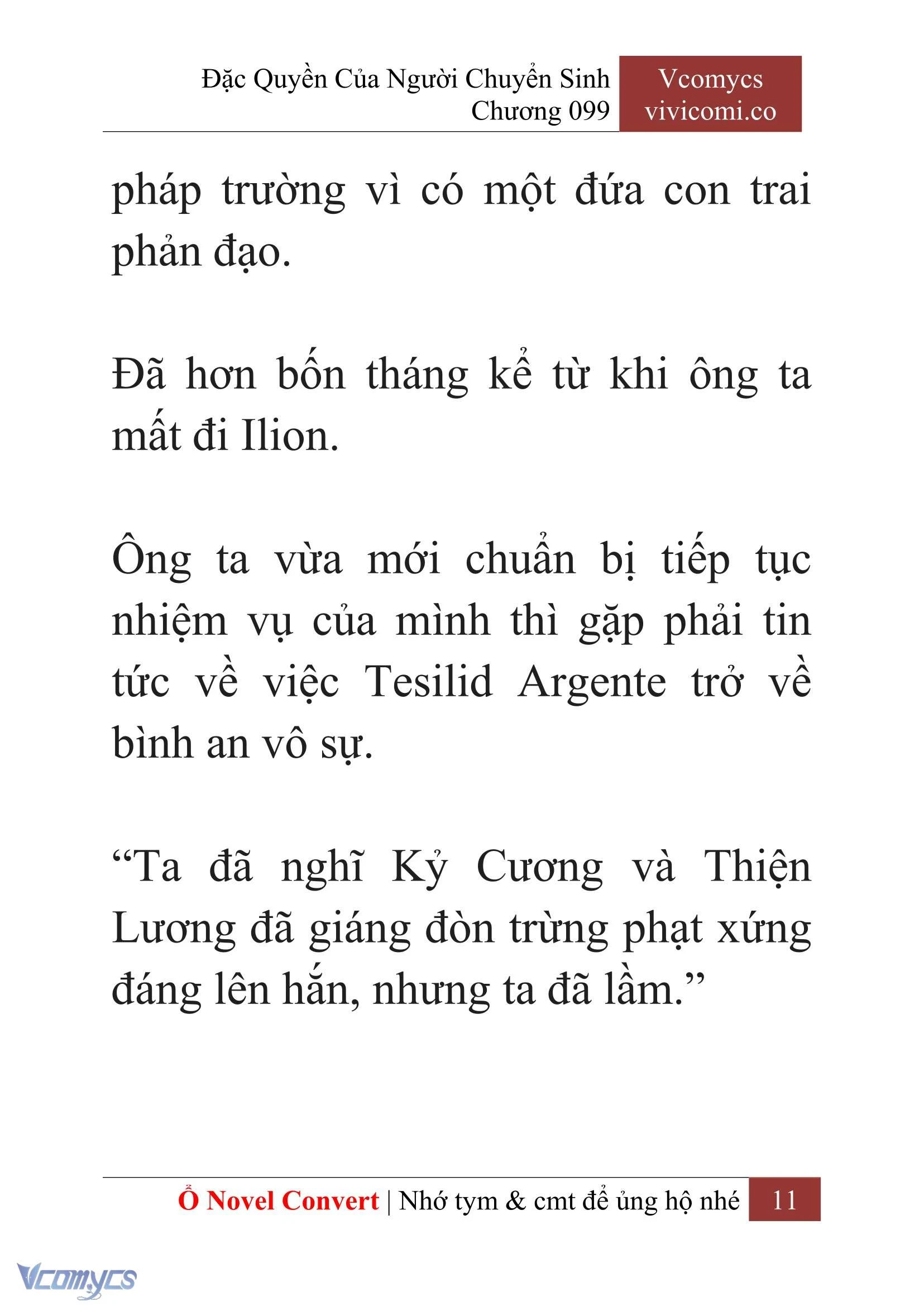 [Novel] Đặc Quyền Của Người Chuyển Sinh Chapter  99 - 13