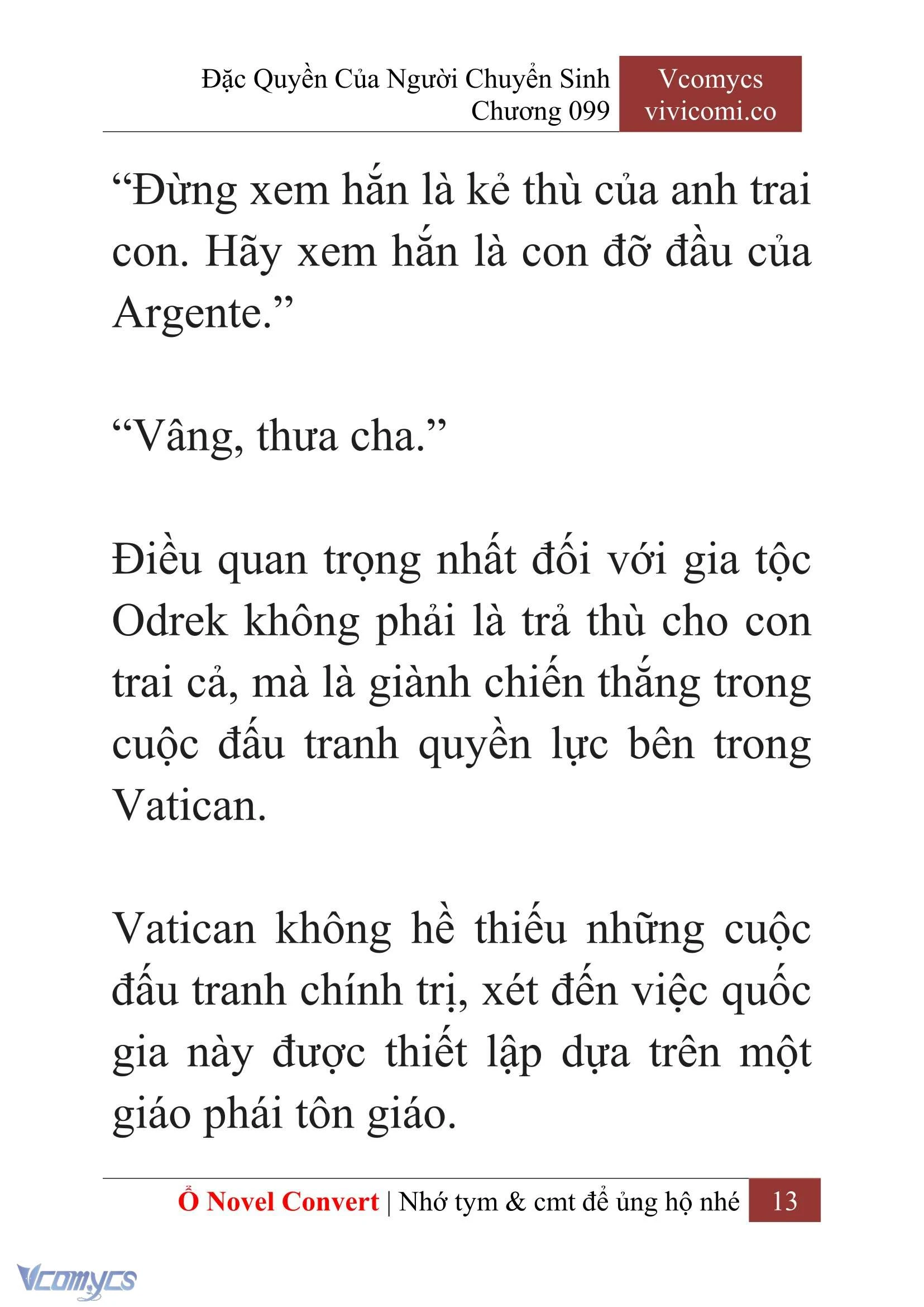 [Novel] Đặc Quyền Của Người Chuyển Sinh Chapter  99 - 15