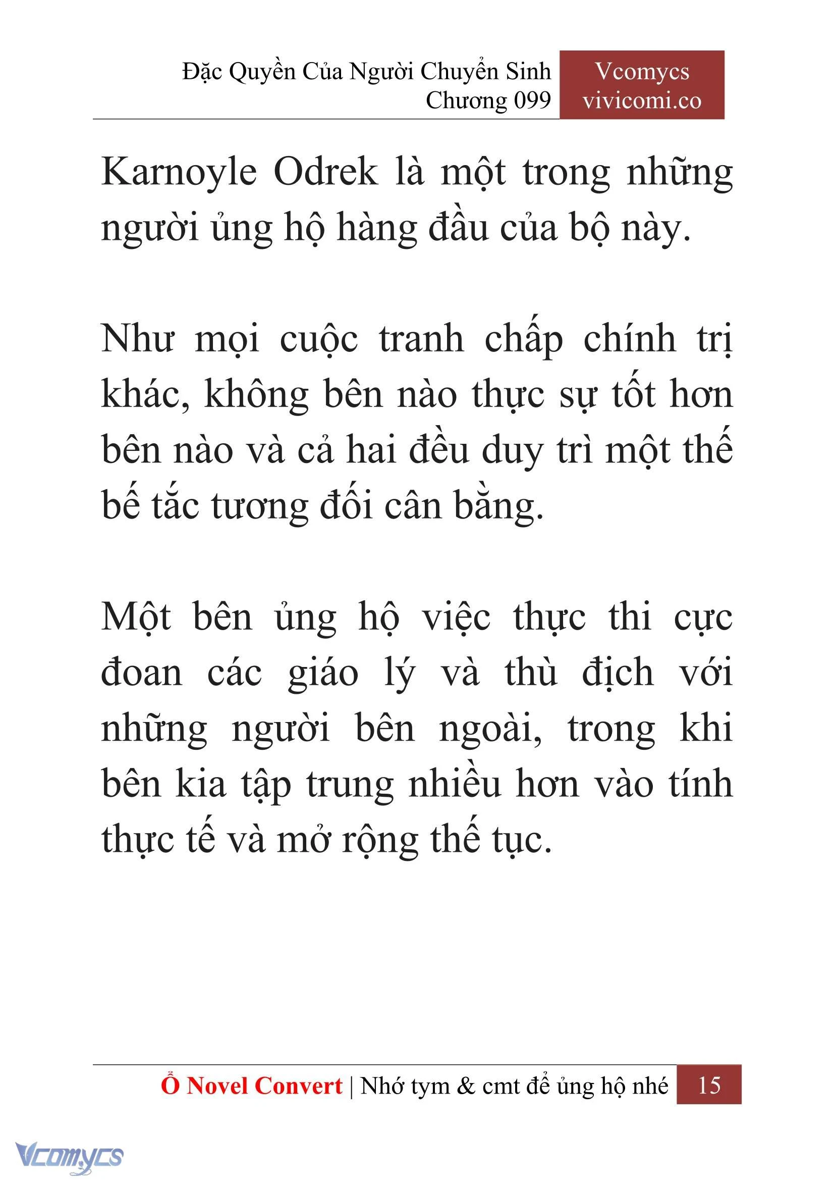 [Novel] Đặc Quyền Của Người Chuyển Sinh Chapter  99 - 17