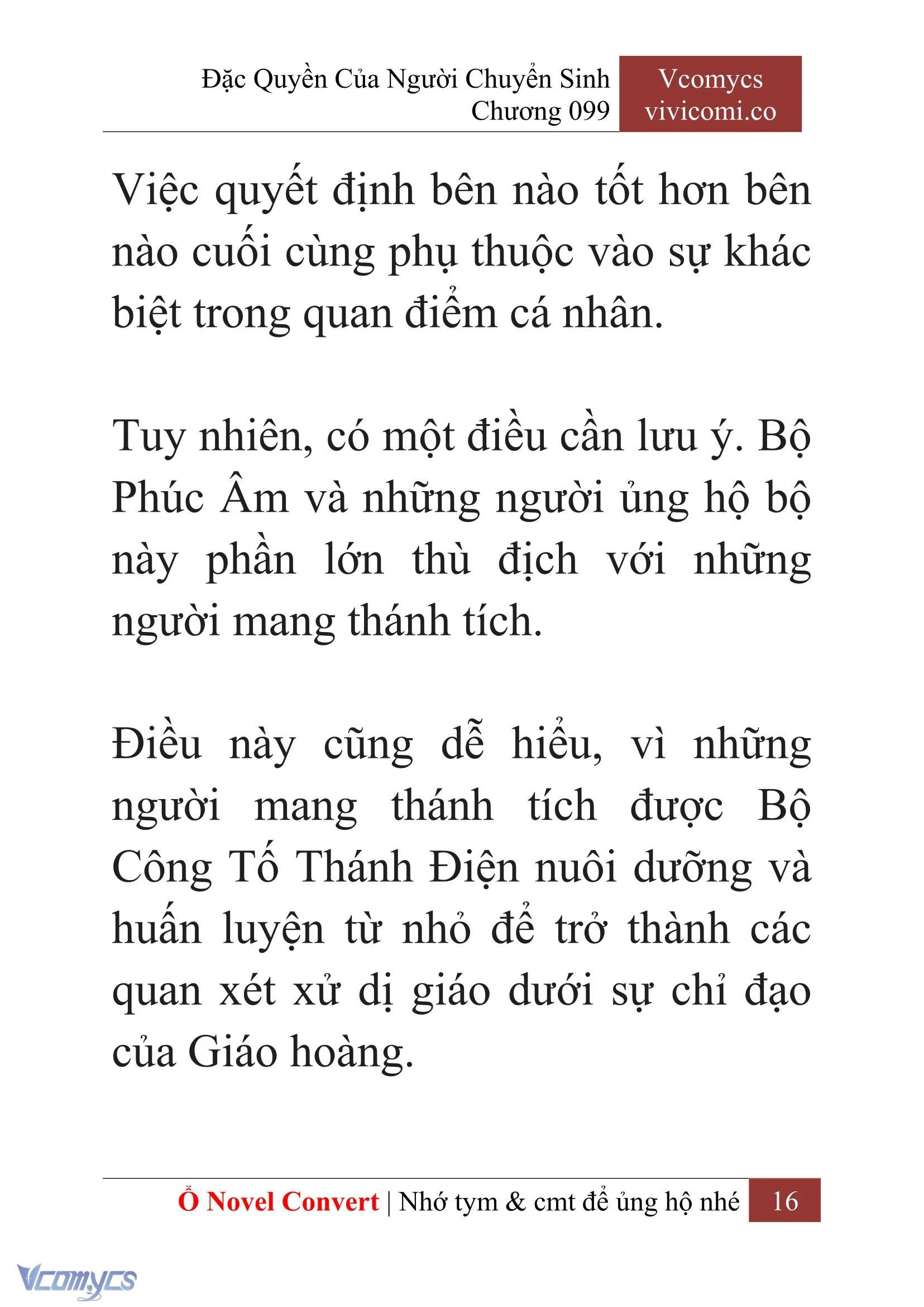 [Novel] Đặc Quyền Của Người Chuyển Sinh Chapter  99 - 18