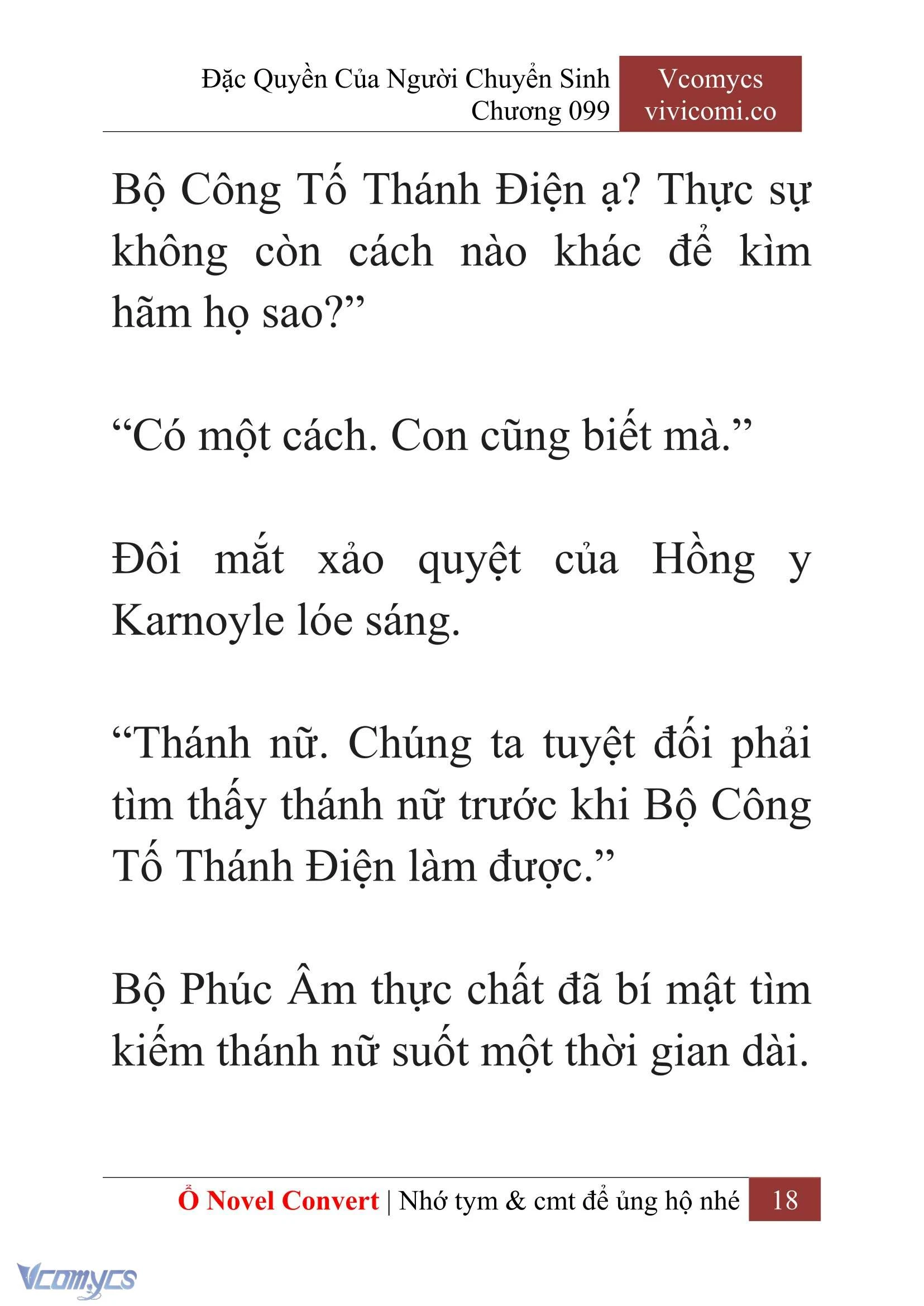 [Novel] Đặc Quyền Của Người Chuyển Sinh Chapter  99 - 20
