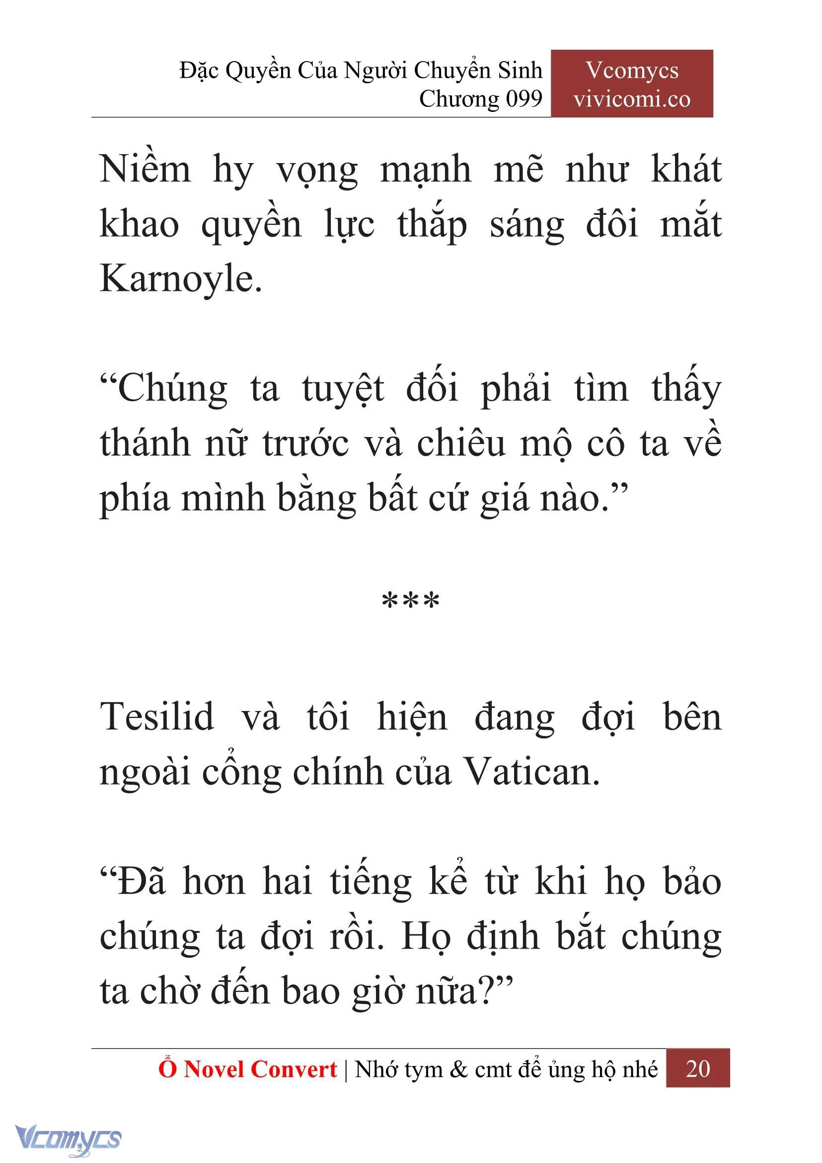[Novel] Đặc Quyền Của Người Chuyển Sinh Chapter  99 - 22