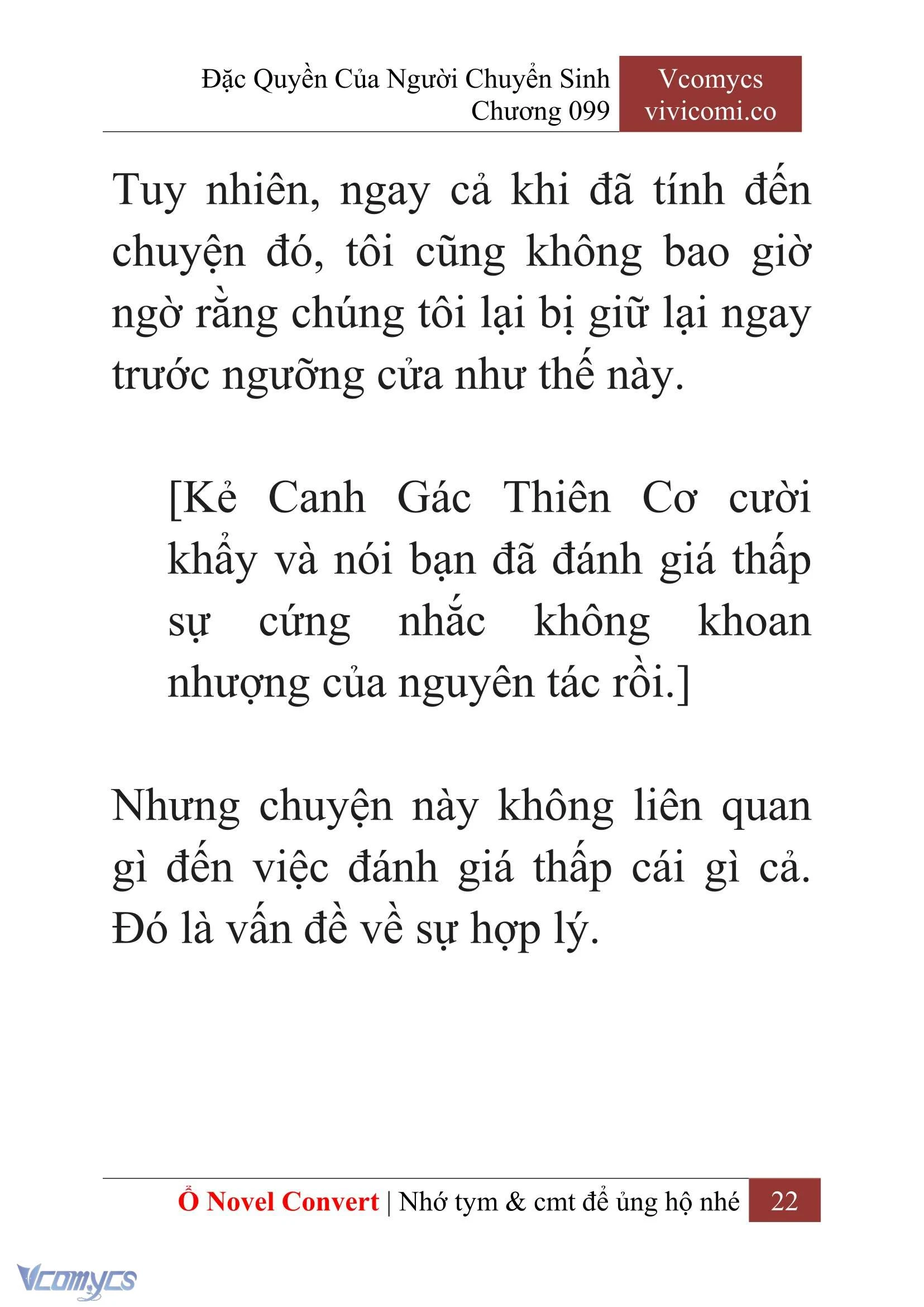 [Novel] Đặc Quyền Của Người Chuyển Sinh Chapter  99 - 24