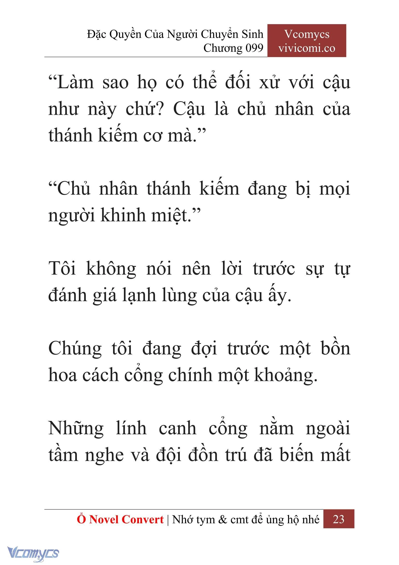 [Novel] Đặc Quyền Của Người Chuyển Sinh Chapter  99 - 25