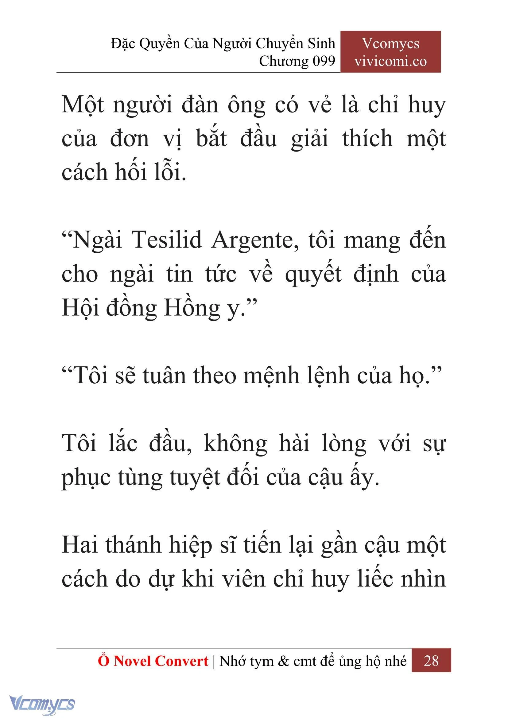 [Novel] Đặc Quyền Của Người Chuyển Sinh Chapter  99 - 30