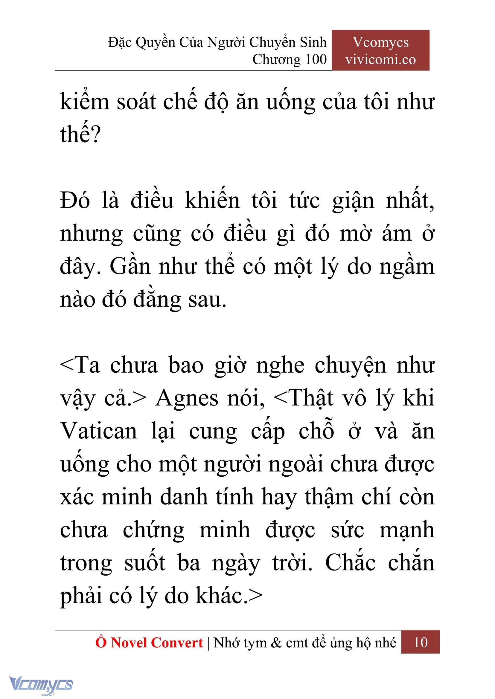 [Novel] Đặc Quyền Của Người Chuyển Sinh Chapter  100 - 12