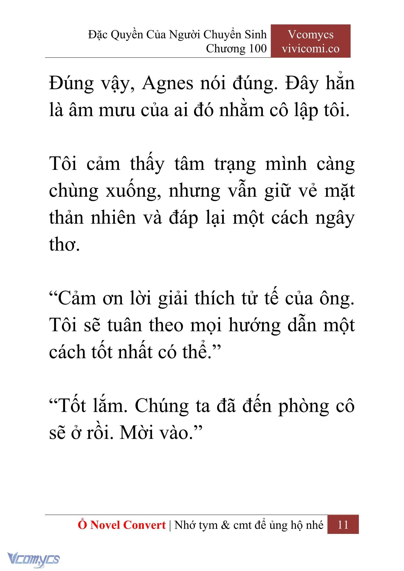 [Novel] Đặc Quyền Của Người Chuyển Sinh Chapter  100 - 13