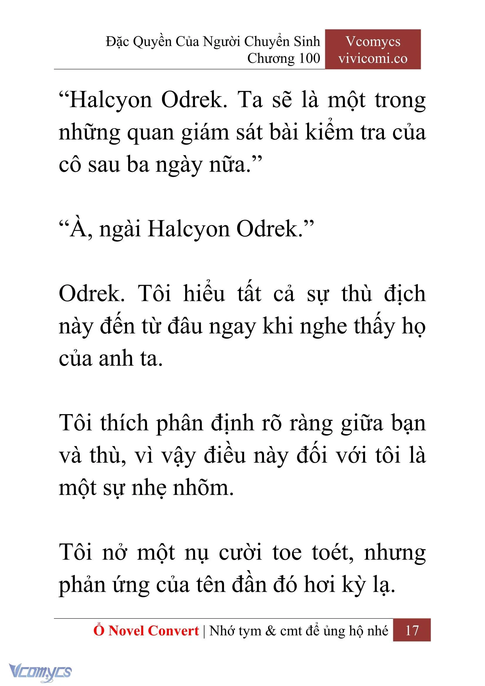 [Novel] Đặc Quyền Của Người Chuyển Sinh Chapter  100 - 19